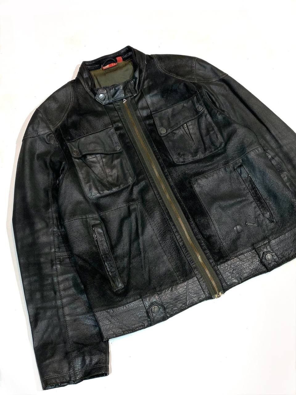 Puma Puma Ducati Men Black Moto Leather Jacket Racing Size US M / EU 48-50 / 2 - 3 Thumbnail