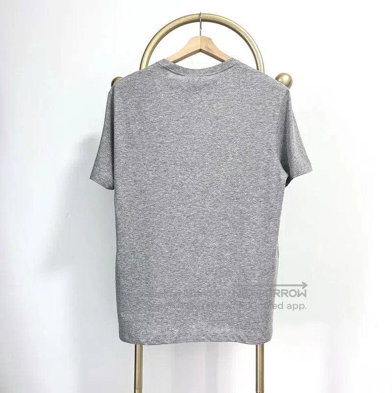 Versace Versace Gray Cotton Embroidered Short Sleeve T-Shirt . Size US L / EU 52-54 / 3 - 6 Thumbnail