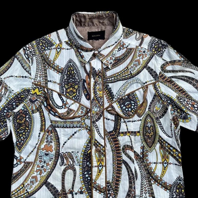 Japanese Brand Japanese Geapaeck Pattern Shirt Size US L / EU 52-54 / 3 - 2 Thumbnail