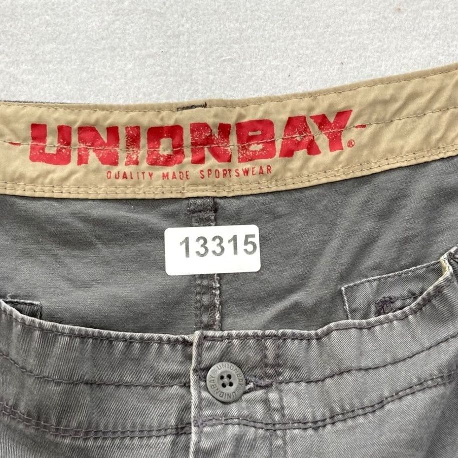 Vintage UNIONBAY Cargo Shorts Mens Big & Tall 54 Gray High Rise Survivor Size US 38 / EU 54 - 4 Thumbnail