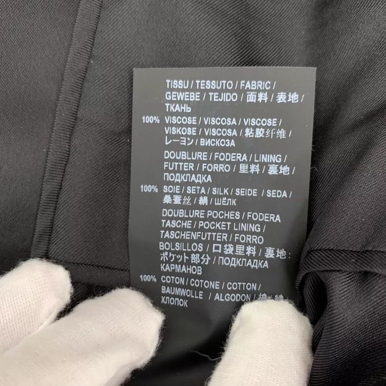 Saint Laurent Paris Saint Laurent Black Long Sleeve Blazer Jacket-2507 Size XXS / US 00 / IT 34 - 9 Thumbnail
