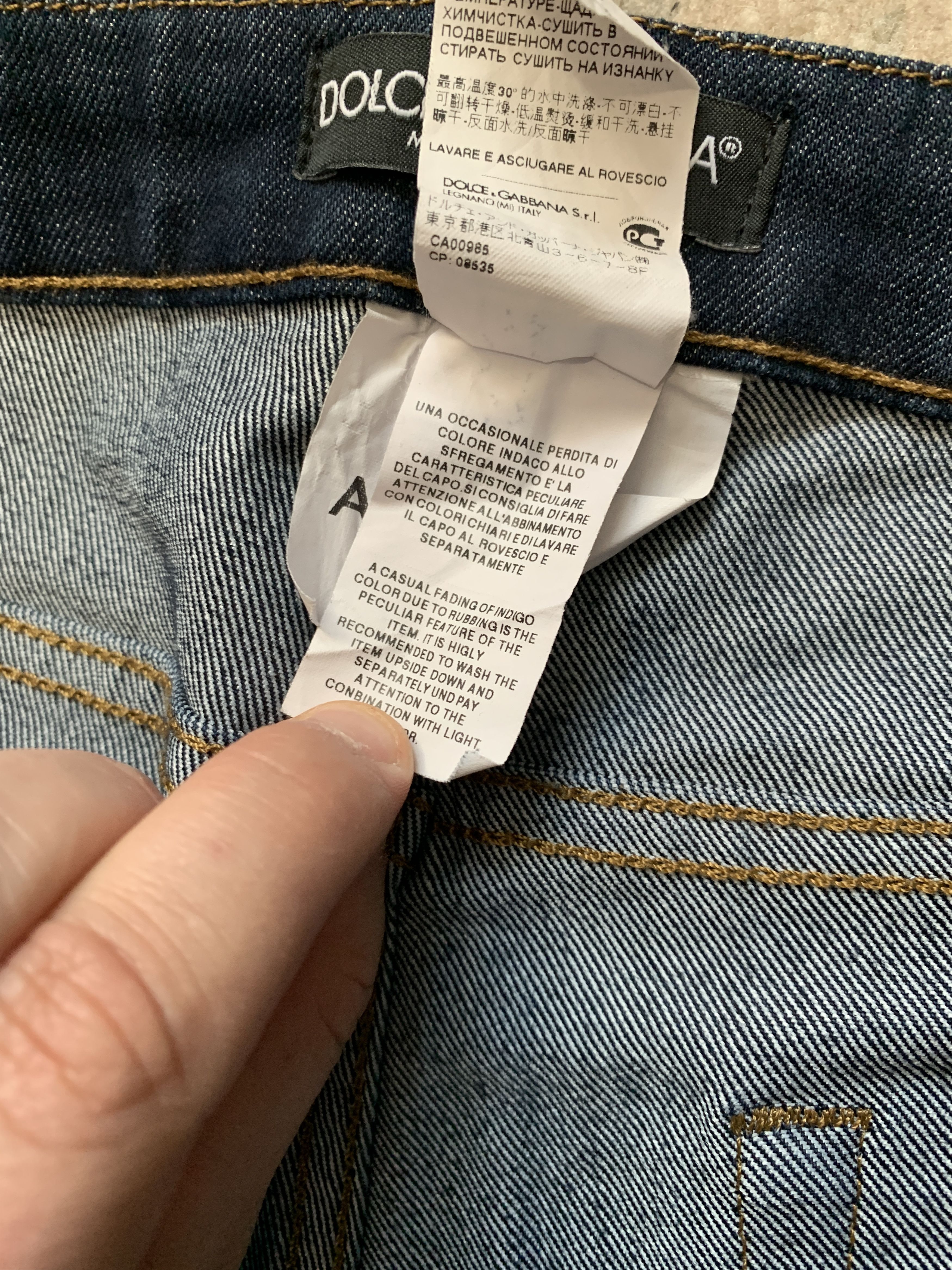 Dolce & Gabbana Dolce & Gabbana Jeans Size 44 Size 30" / US 8 / IT 44 - 3 Thumbnail