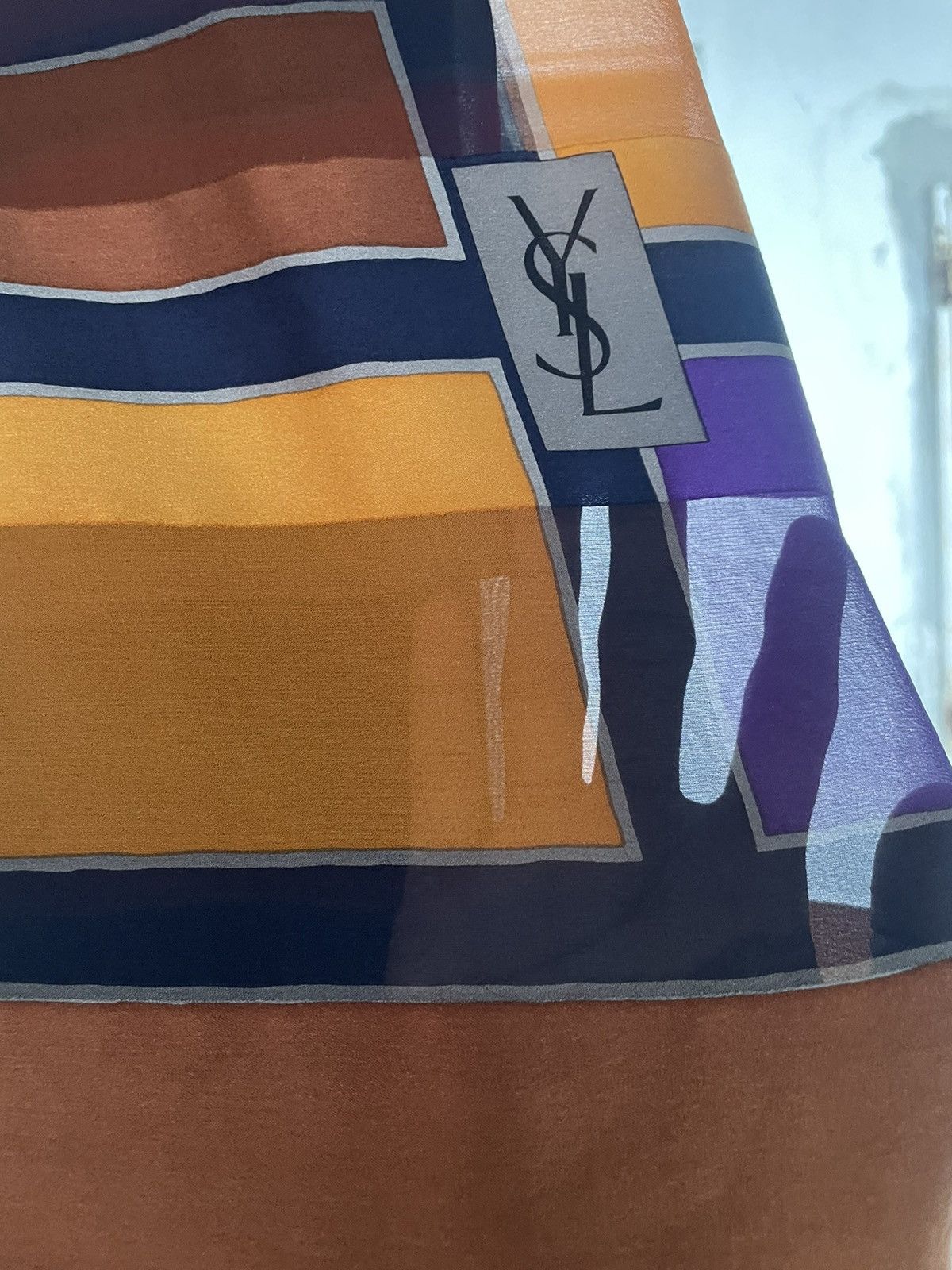 Yves Saint Laurent 42”x42” Scarf Yves Saint Laurent Size ONE SIZE - 10 Thumbnail