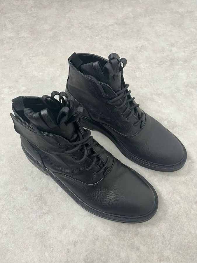 Kris Van Assche Kris Van Assche Black Leather Boots Size US 10 / EU 43 - 5 Thumbnail