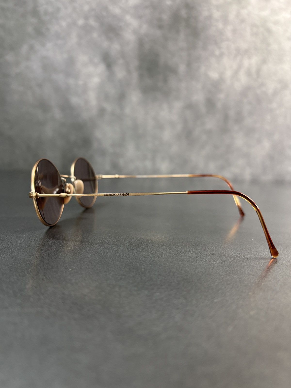 Giorgio Armani 1990s Giorgio Armani Sunglasses 642 Vintage Oval Old Money Size ONE SIZE - 18 Thumbnail