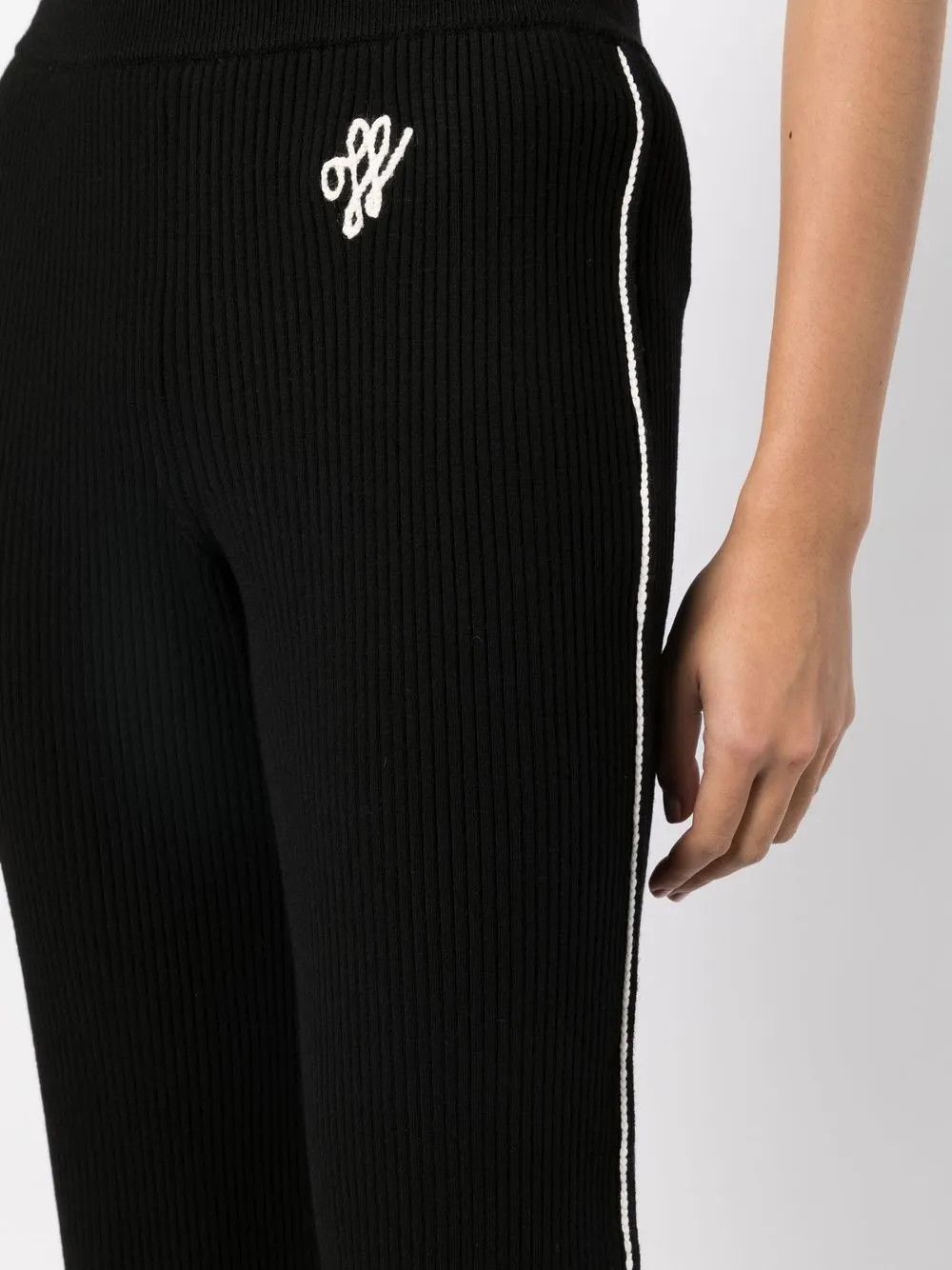 Off-White o1y1225 Sweatpant in Black/White Size 30" / US 8 / IT 44 - 4 Thumbnail