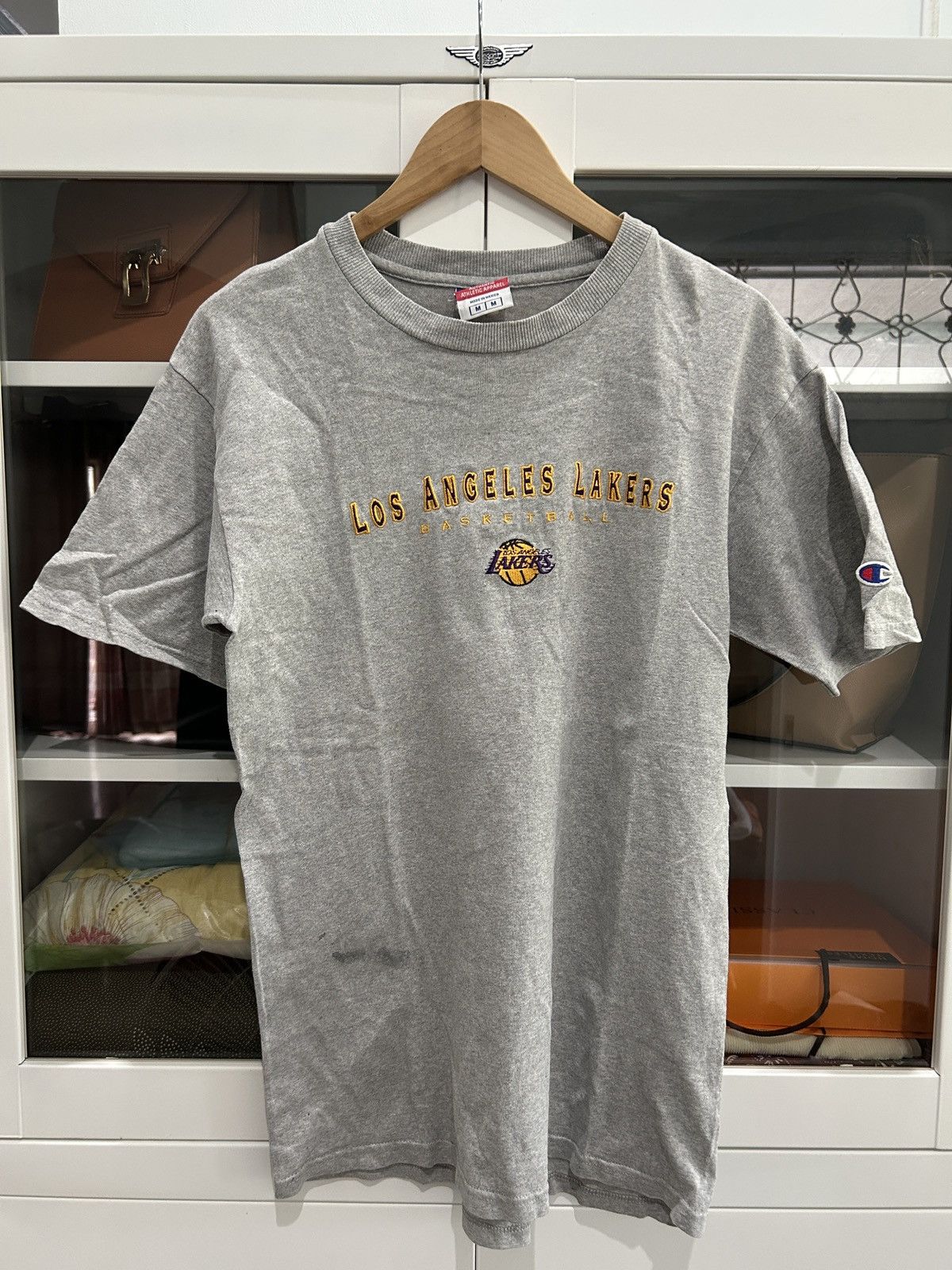 Champion × NBA × Vintage Vintage Champion Los Angeles Lakers T-shirt Size US XS / EU 42 / 0 - 2 Thumbnail