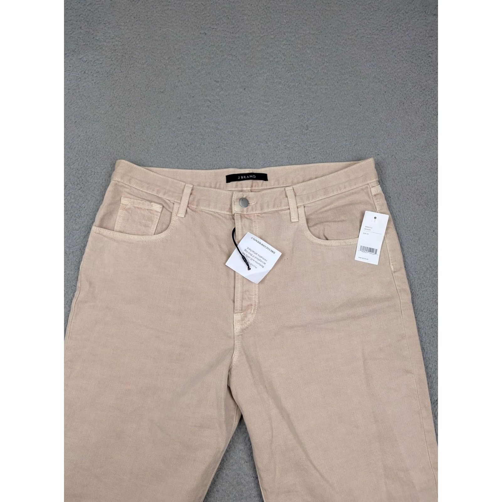 J Brand J Brand Wynne Jeans Mens 32 Beige Memory Button Fly 100% Cotton Straight Size US 32 / EU 48 - 2 Thumbnail