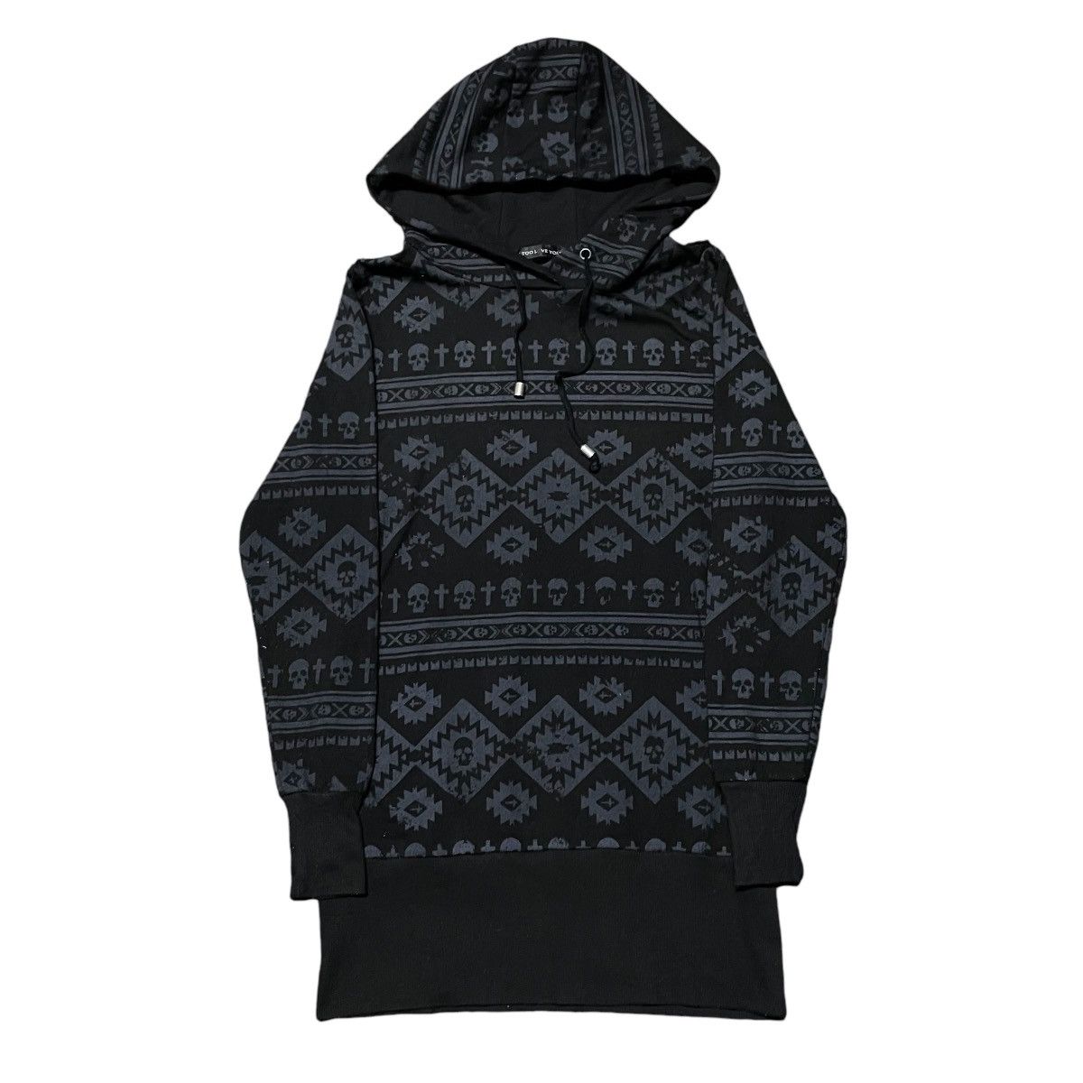 If Six Was Nine × Japanese Brand 💥TryToLoveYou Alloverprint Skulls Hoodie Size M / US 6-8 / IT 42-44 - 1 Thumbnail