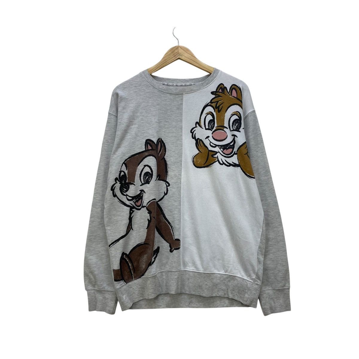 Disney 💥Vintage Disney Chip And Dale Pullover Sweatshirt Size US M / EU 48-50 / 2 - 1 Thumbnail