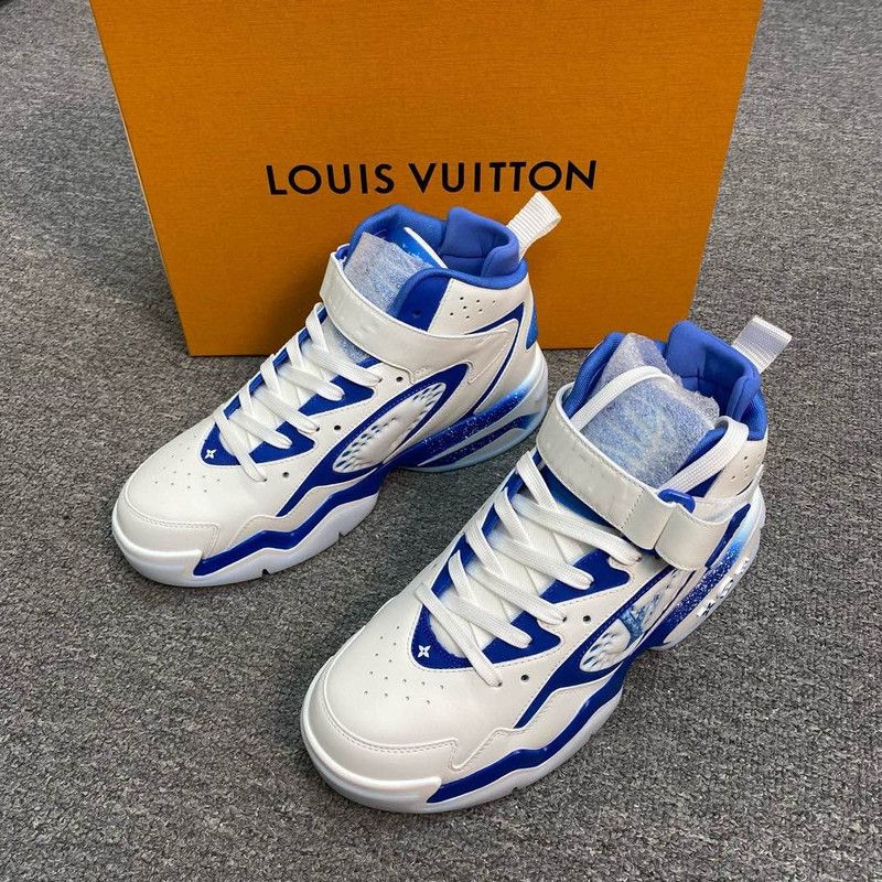Louis Vuitton Louis Vuitton Trainer 2 High-Top Sneakers 0079 Size US 7.5 / EU 40-41 - 1 Thumbnail
