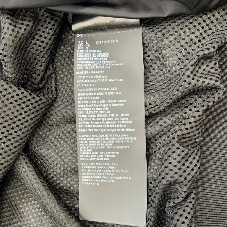 Prada F/W21 Re Nylon Bomber Jacket x Raf Simons Size US L / EU 52-54 / 3 - 6 Thumbnail