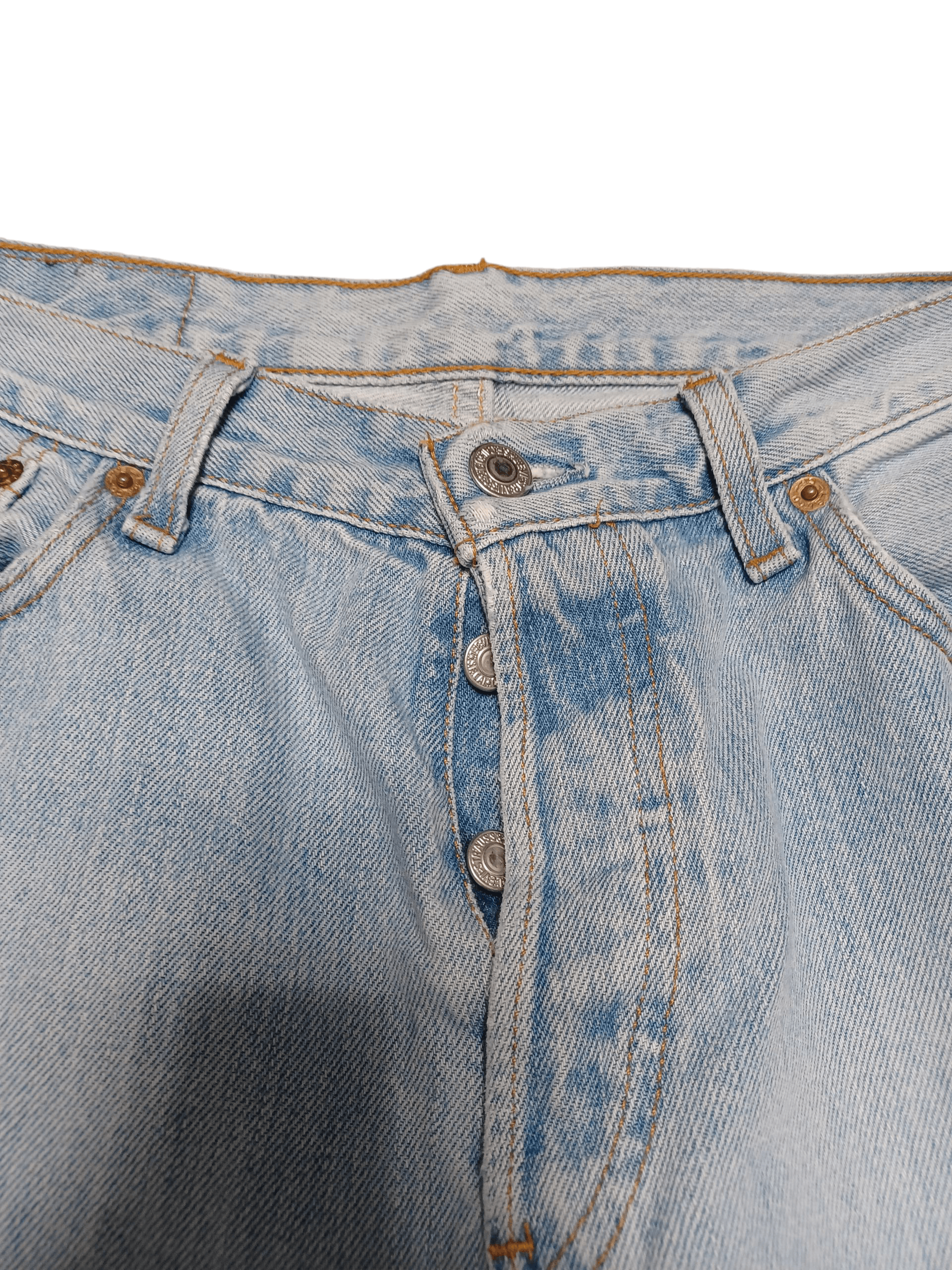 Levi's Vintage Clothing LEVIS 501 VINTAGE 90S HEAVY COTTON W30 L30 JEANS DENIM Size US 30 / EU 46 - 2 Thumbnail