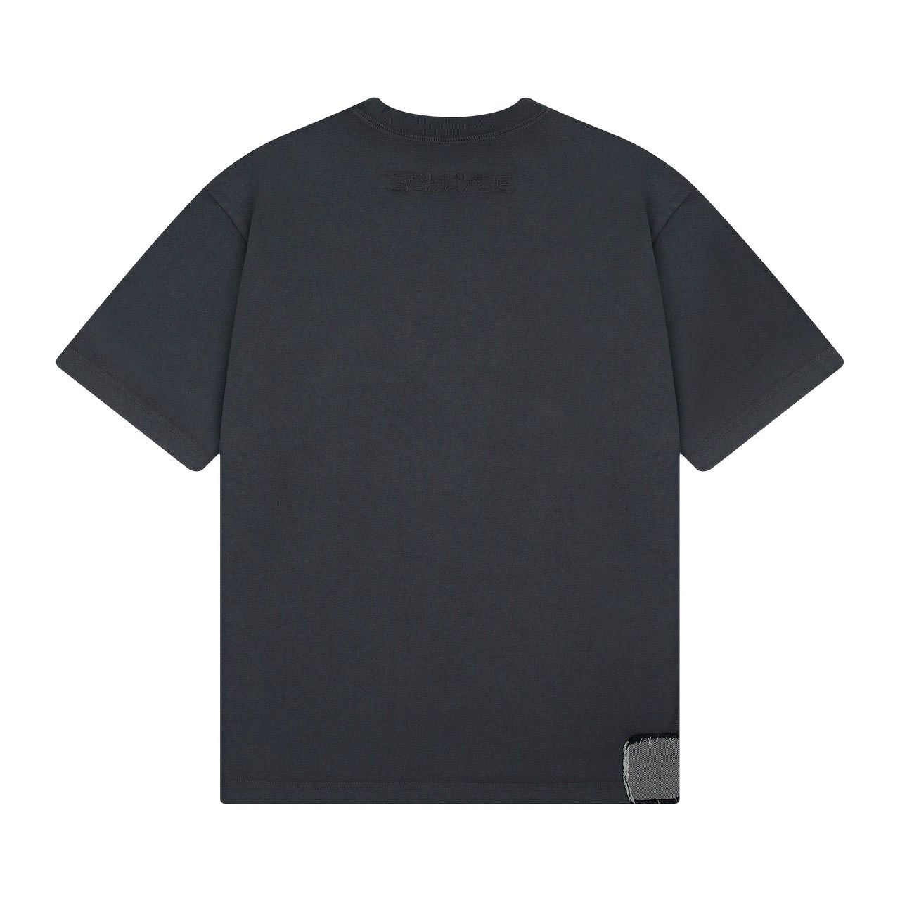 Derschutze BORO SASHiKO BOXY HEAVYWEiGHT TEE PATCHWORK STEEL BLUE Size US L / EU 52-54 / 3 - 22 Thumbnail