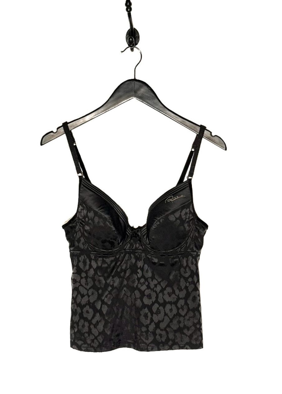 Roberto Cavalli Roberto Cavalli Black Leopard Print Bustier Cami Top Size M / US 6-8 / IT 42-44 - 1 Thumbnail