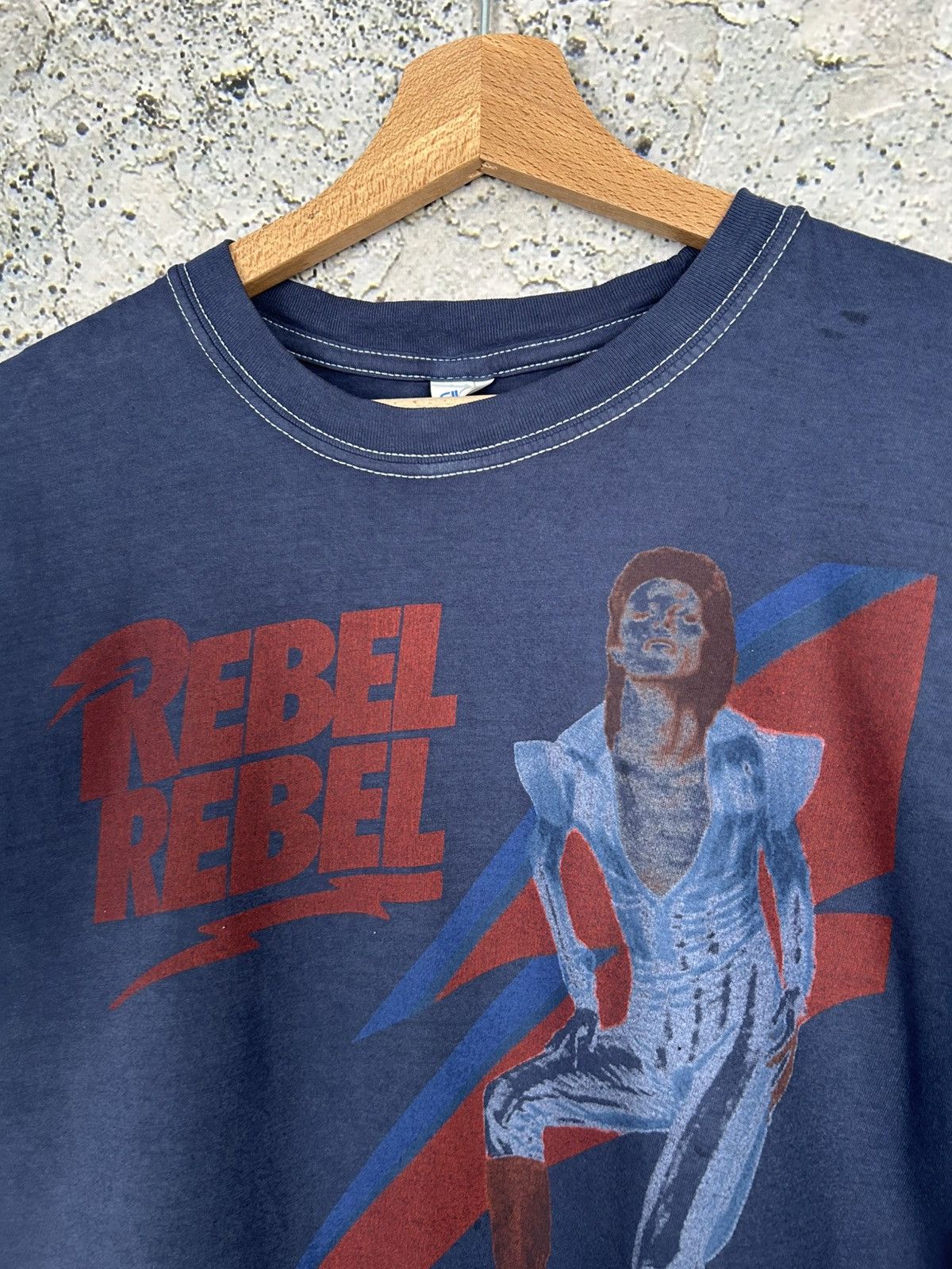 Band Tees Vintage David Bowie Rebel Rebel Rock Band Tee Avant Garde Size US XL / EU 56 / 4 - 3 Thumbnail