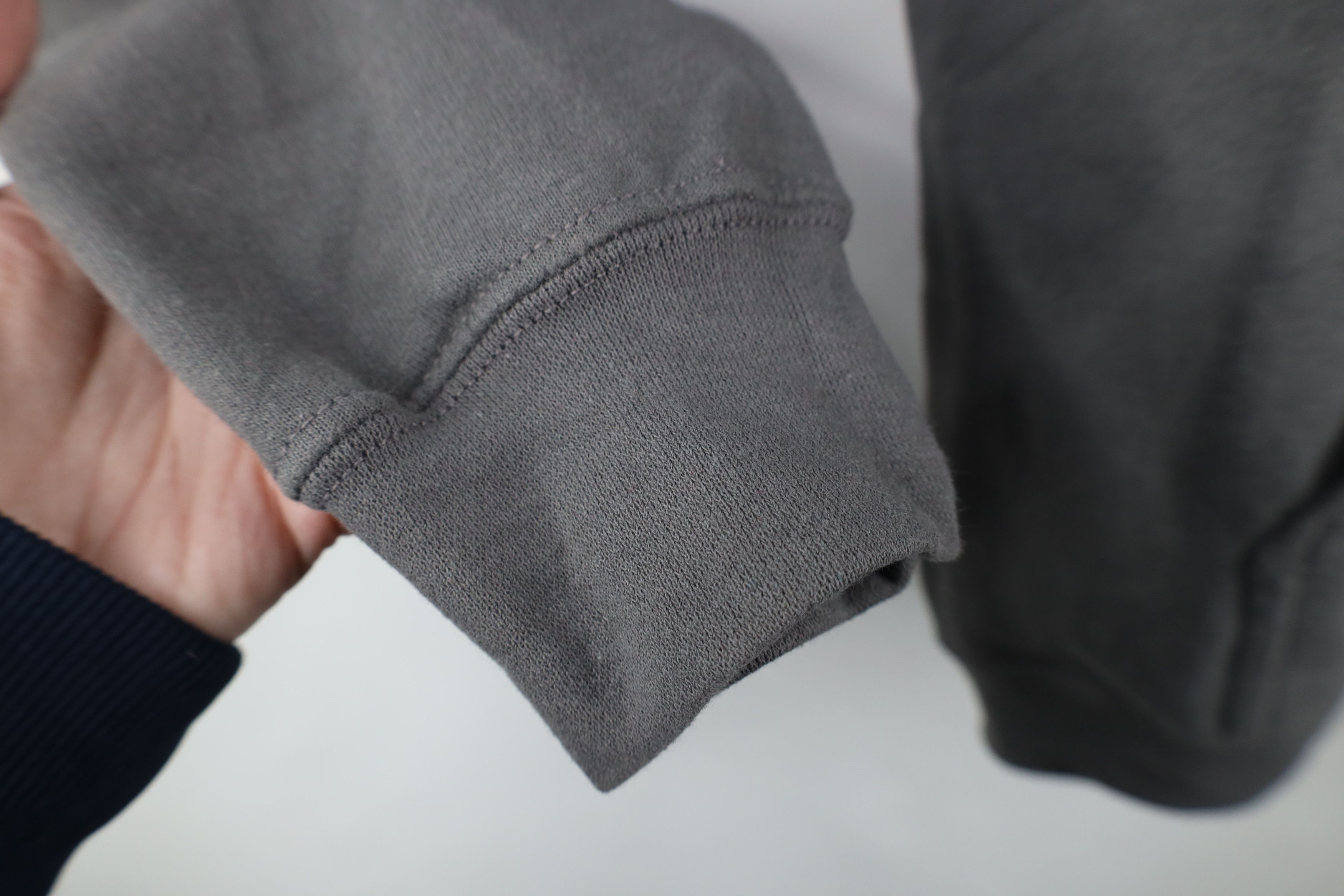 Vintage Vintage 90s Y2K Streetwear Blank Hoodie Sweatshirt Gray Size US L / EU 52-54 / 3 - 5 Thumbnail