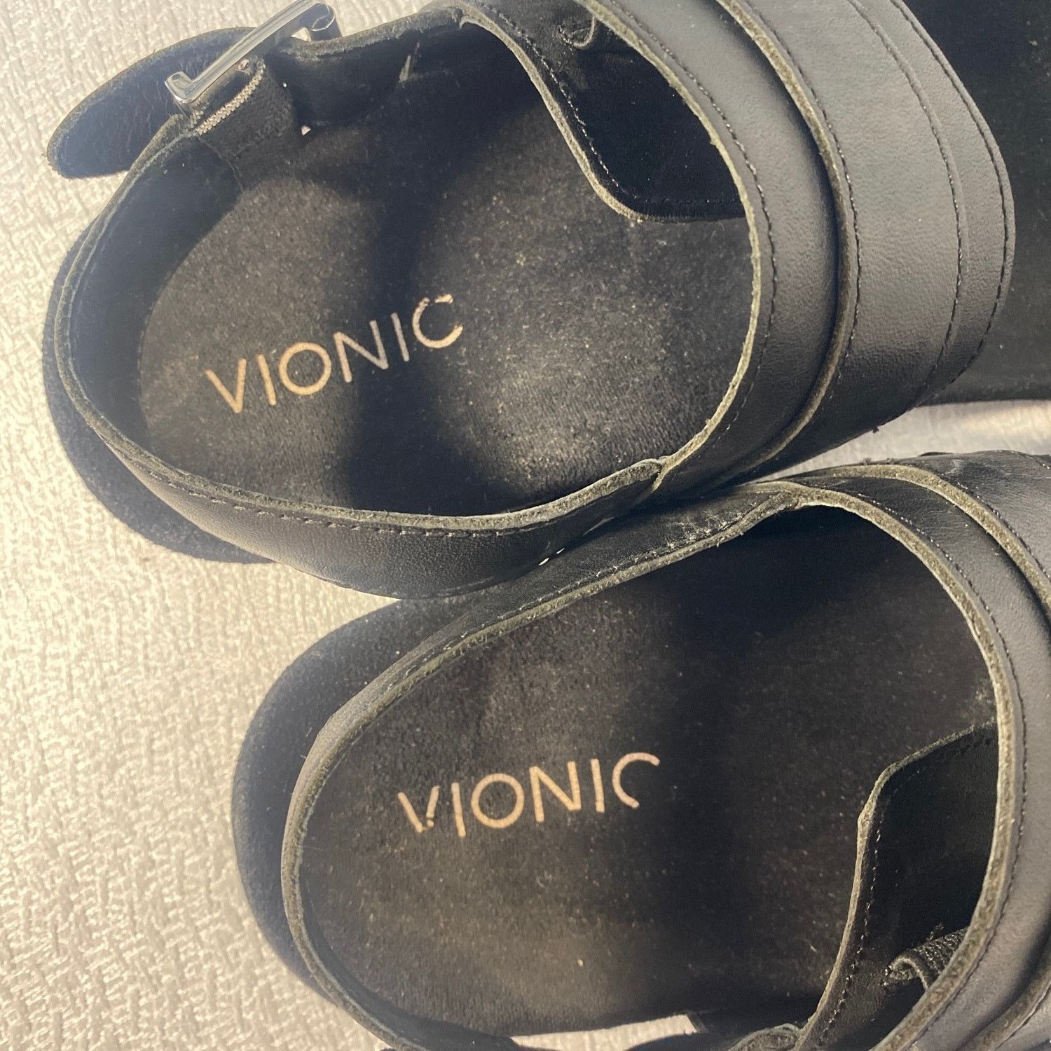 Vionic Vionic Black Grace Samar Adjustable Sandals Women’s sz 7.5 Size US 7.5 / EU 40-41 - 5 Thumbnail