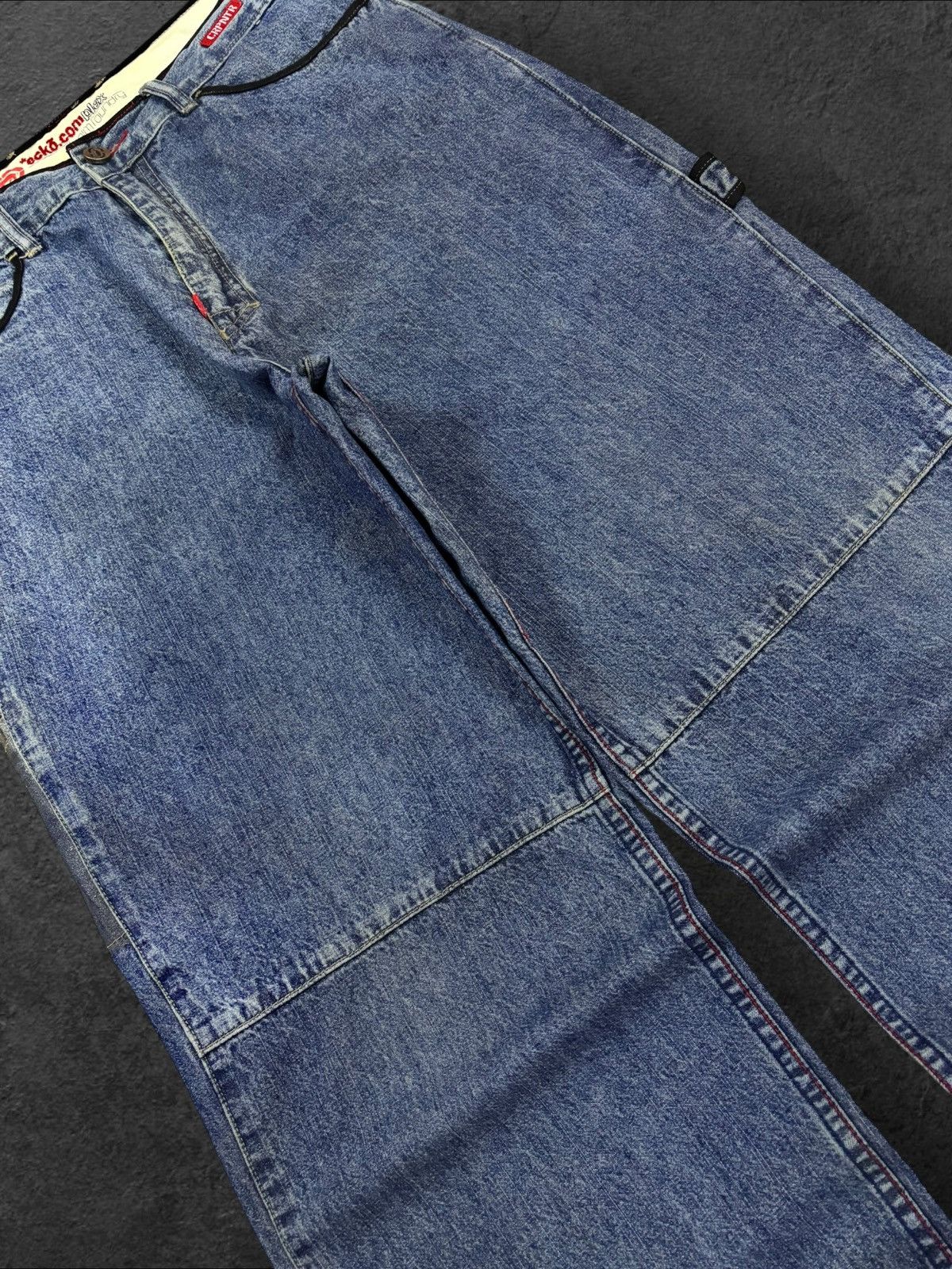 Ecko Unltd. Vtg Ecko Baggy Carpenter High Waist Jeans Size US 34 / EU 50 - 3 Thumbnail