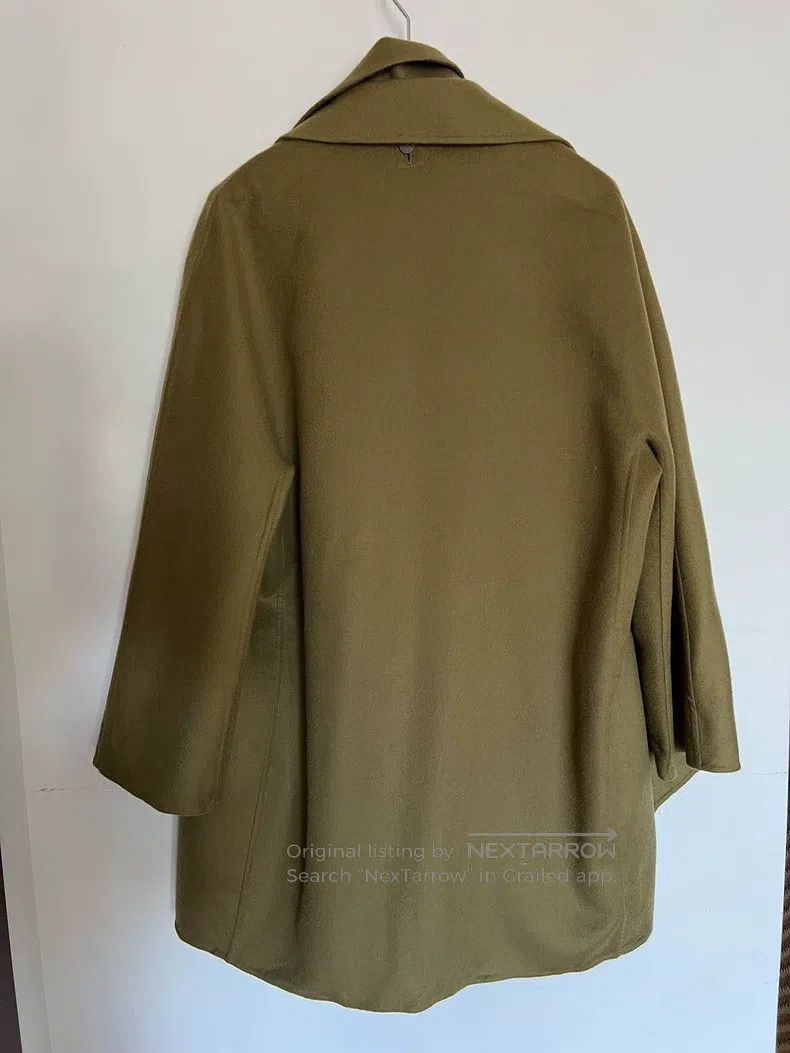 Loewe Loewe Military green double-layered collar cashmere coat Size US XS / EU 42 / 0 - 5 Thumbnail