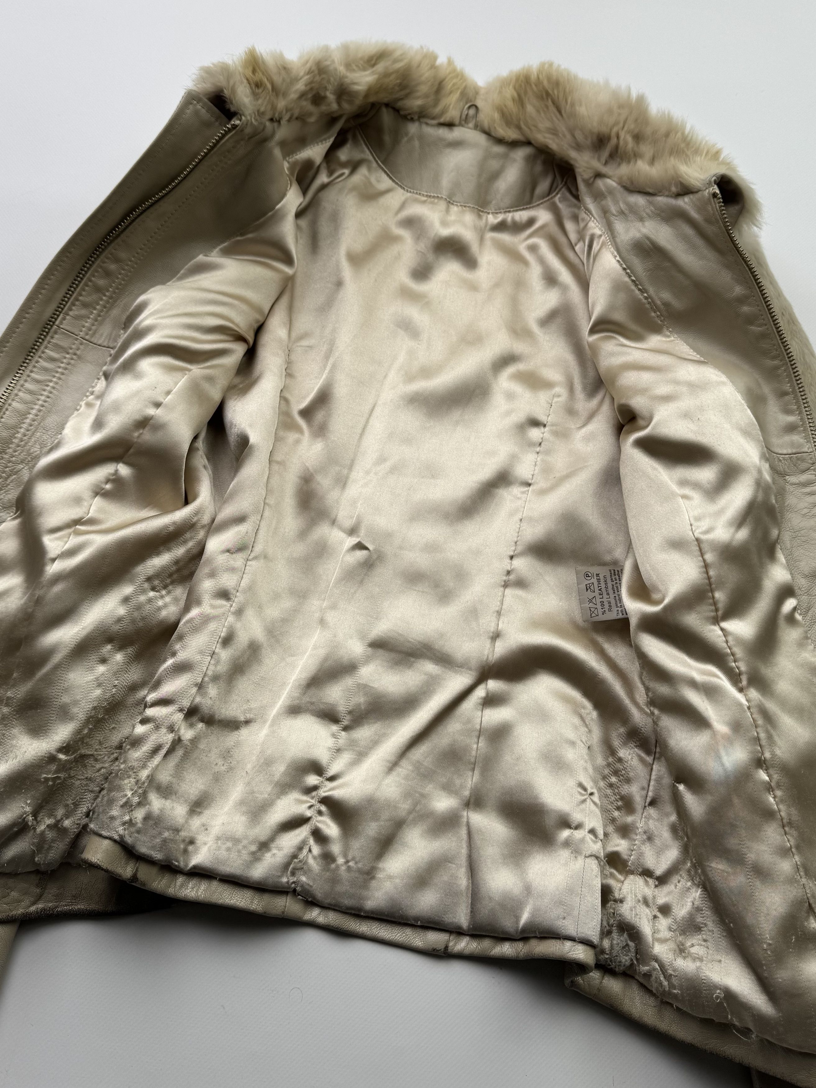 Vintage Vintage Real Fur/Leather Cropped Jacket B562(V355)E2 Size S / US 4 / IT 40 - 9 Thumbnail