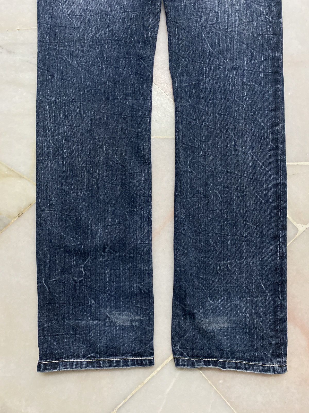If Six Was Nine × Vintage 💥Vintage 90s Style Hyper Beach Stone Wash Patch Jeans Rare Size US 30 / EU 46 - 18 Thumbnail