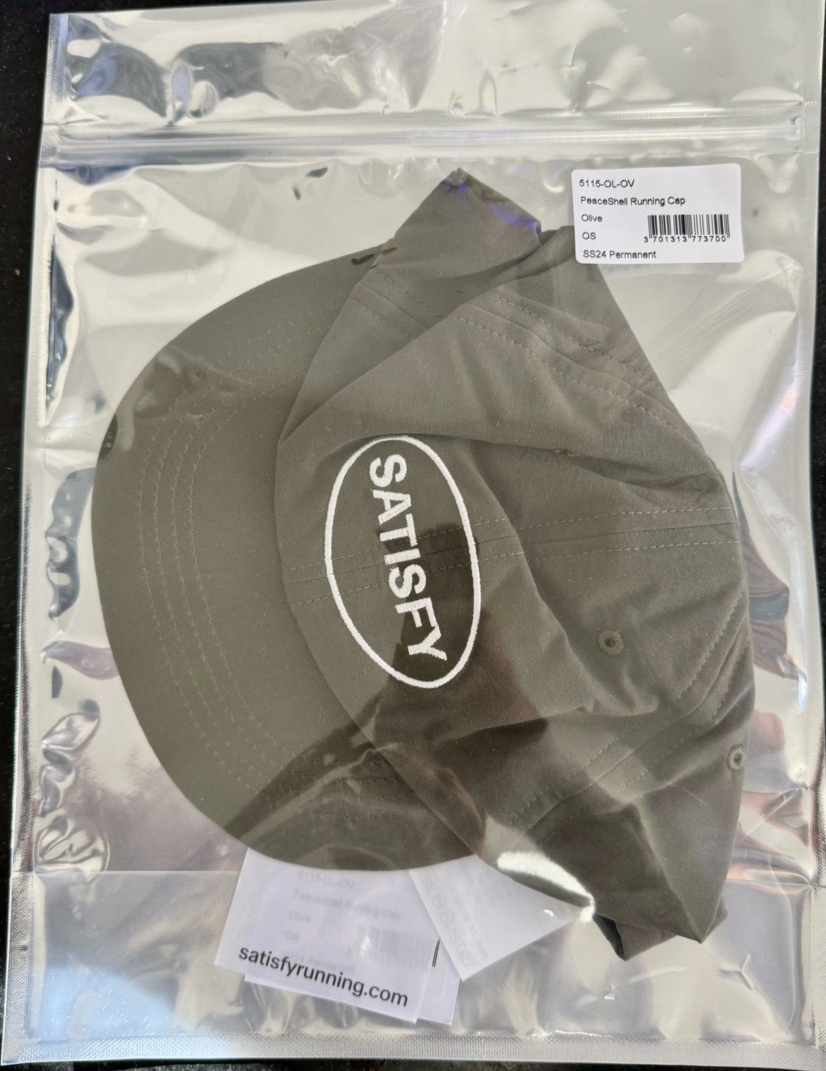SATISFY PeaceShell™ キャップ くすぐら オリーブ