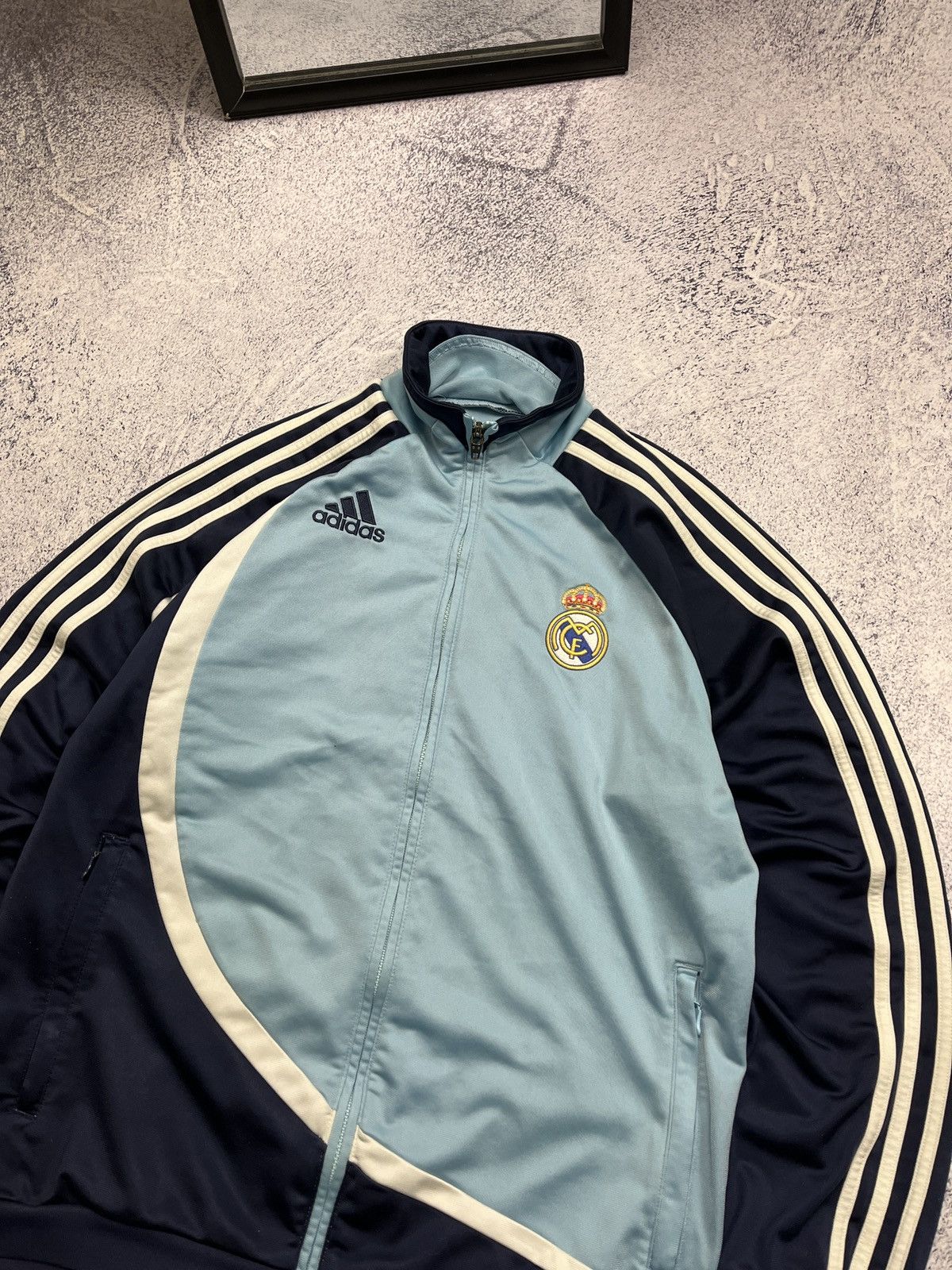 Adidas × Vintage Vintage Adidas 00’s Real Madrid Track Jacket Blockcore Y2k Size US M / EU 48-50 / 2 - 5 Thumbnail
