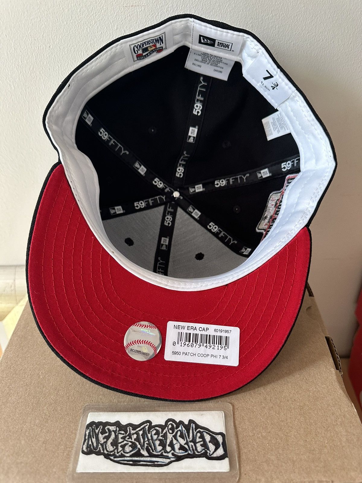 New Era Philadelphia Phillies 1996 All Star Game Fitted Size 7 3/4 Size 34 - 3 Thumbnail
