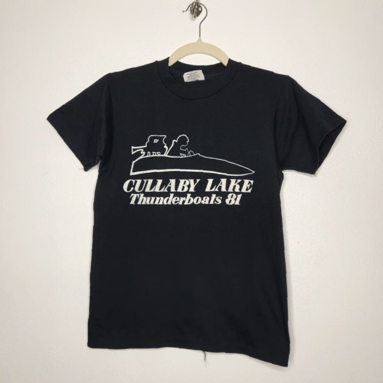 Hanes VINTAGE Hanes Shirt Small Black Blitz Weinhard Beer Cullaby Lake Boat Racing Mens S Size US S / EU 44-46 / 1 - 2 Thumbnail