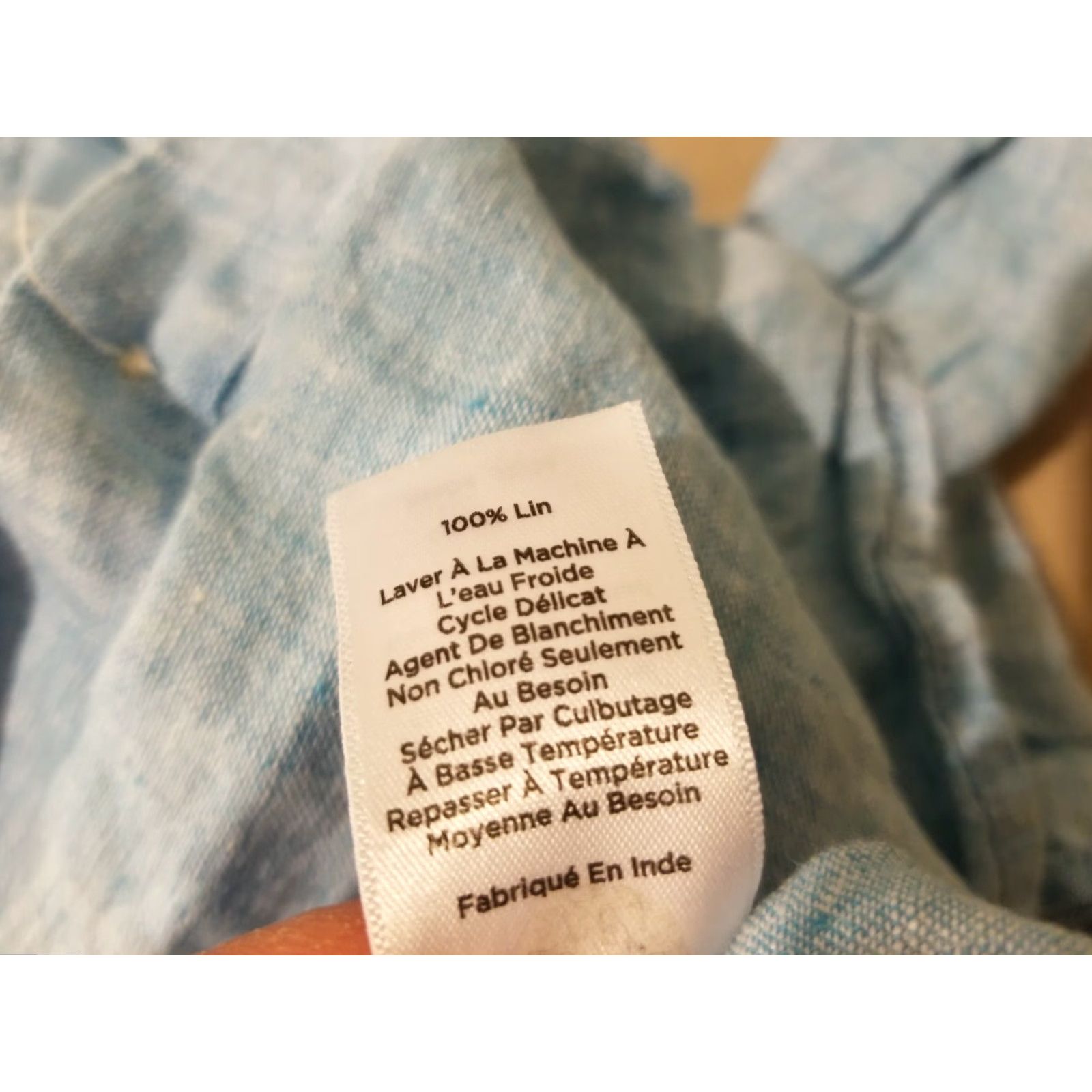 Talbots Womens Talbots Blouse Shirt S Small Linen Blue Button Shirt Womens Size S / US 4 / IT 40 - 4 Thumbnail