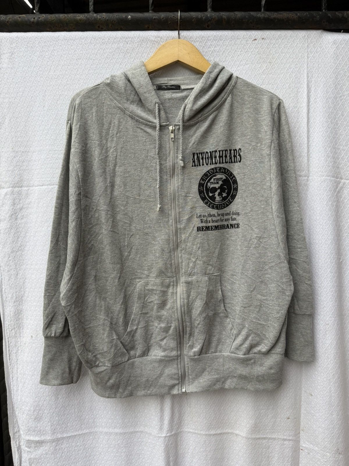 Japanese Brand Sly bomber hoodie skull ifsixwasnine lgb Size US M / EU 48-50 / 2 - 1 Thumbnail