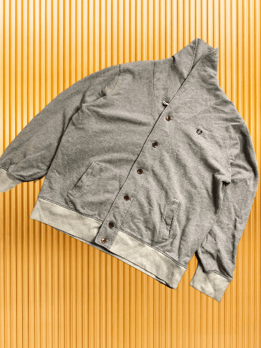 Fred Perry × Vintage Fred Perry cardigan knit sweater 90s Size US XXL / EU 58 / 5 - 1 Thumbnail
