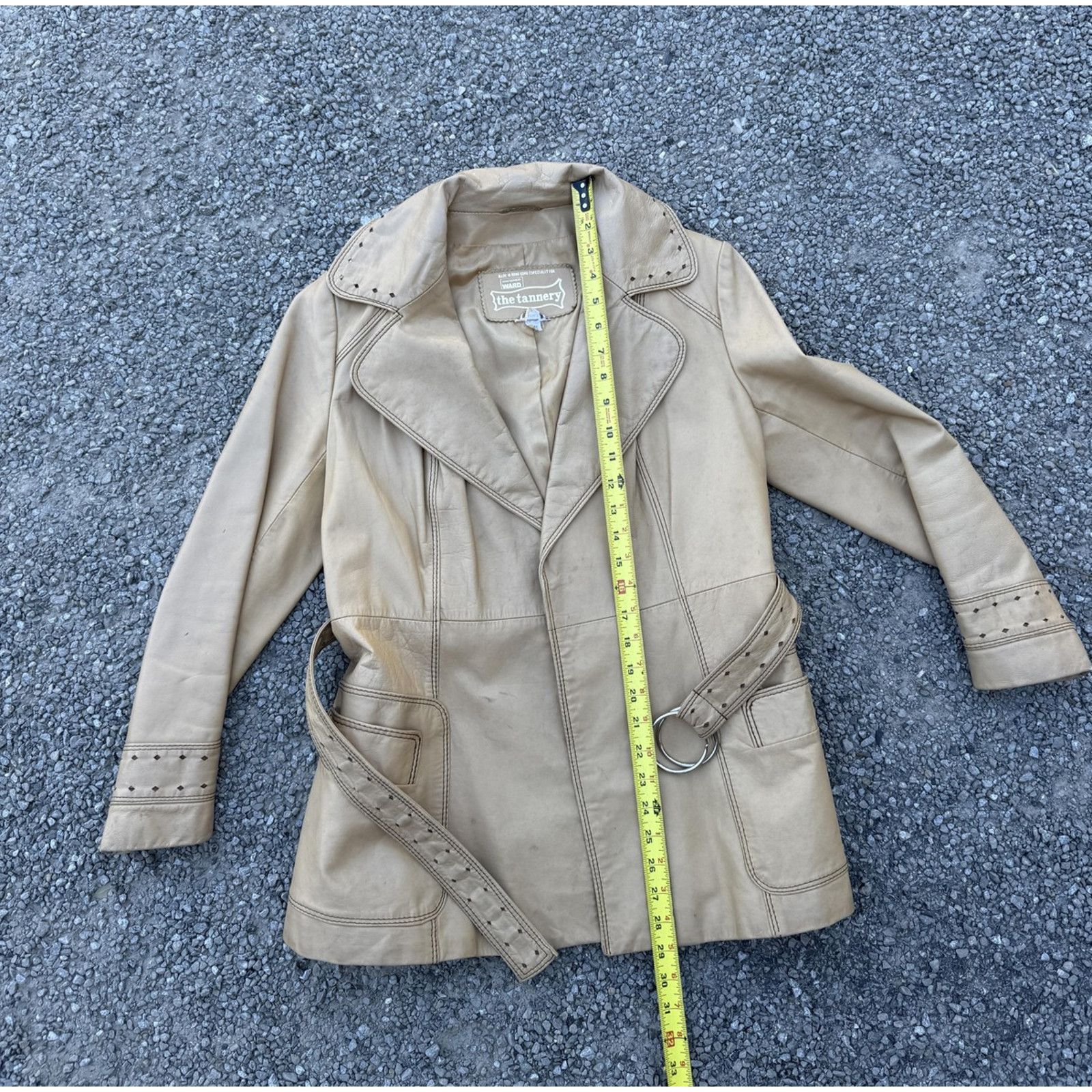 Original Montgomery Vintage 70s Montgomery Ward Tannery Jacket Womens 7/8 Size M / US 6-8 / IT 42-44 - 10 Thumbnail
