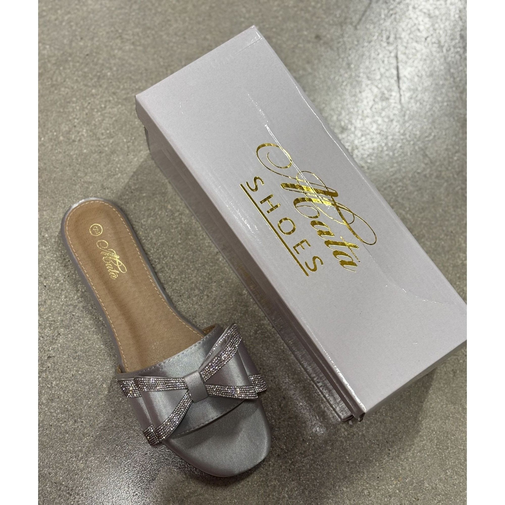 Other MATA SHOES / Welcome / Silver / Embellished Slide / Sandals Size US 9 / IT 39 - 6 Thumbnail