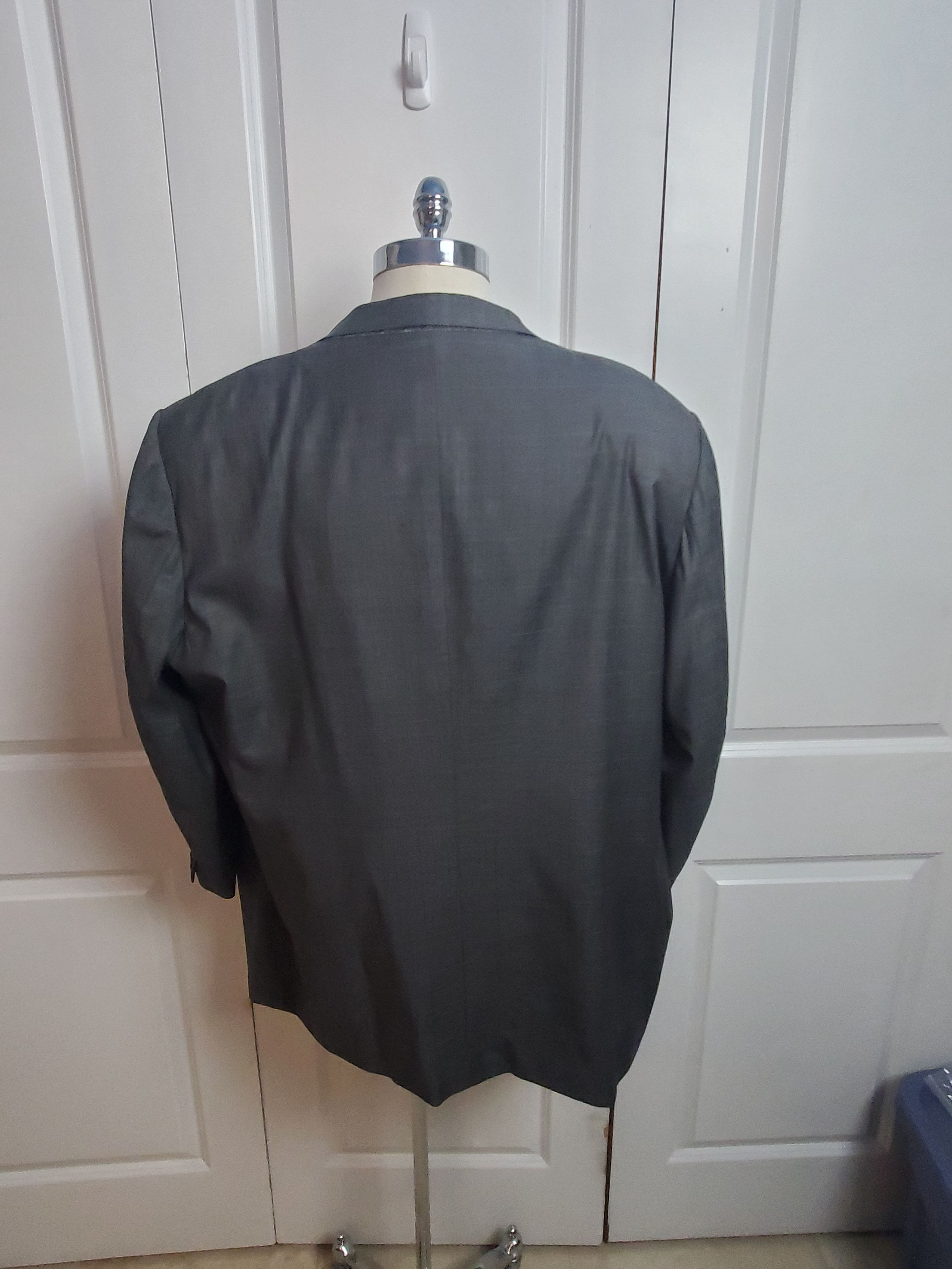 Ermenegildo Zegna Ermenegildo Zegna Trofeo Suit Wool Luxury Men USA 50 - 52R Size 50R - 7 Thumbnail