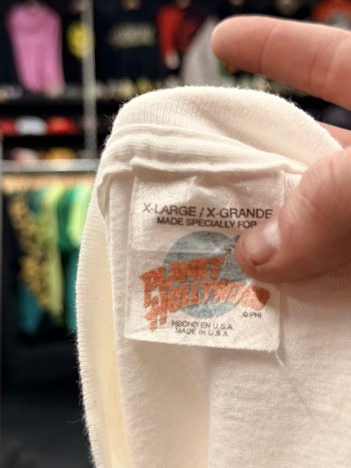 Vintage Vintage planet Hollywood tee Size US M / EU 48-50 / 2 - 3 Thumbnail