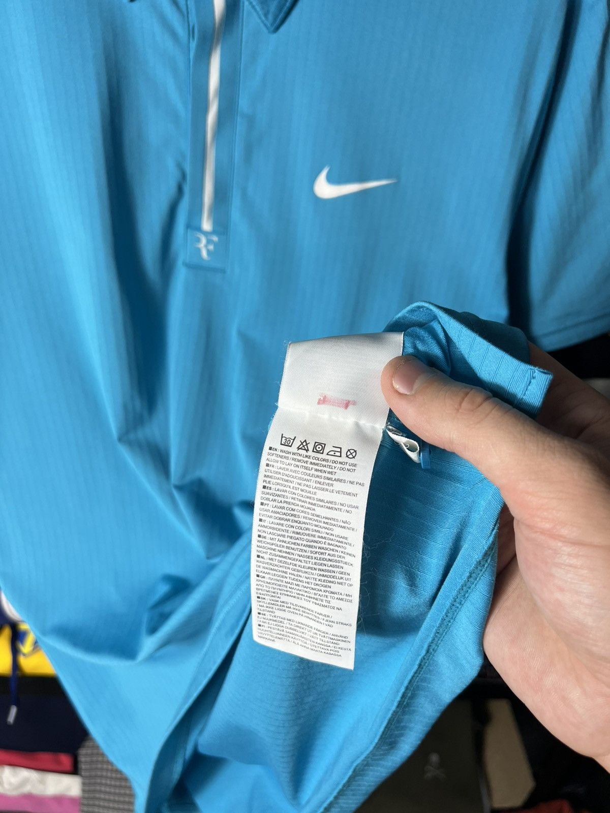 Nike 🎾 Nike Roger Federer DryFit Polo Shirts Australian Open 2010 Size US L / EU 52-54 / 3 - 10 Thumbnail