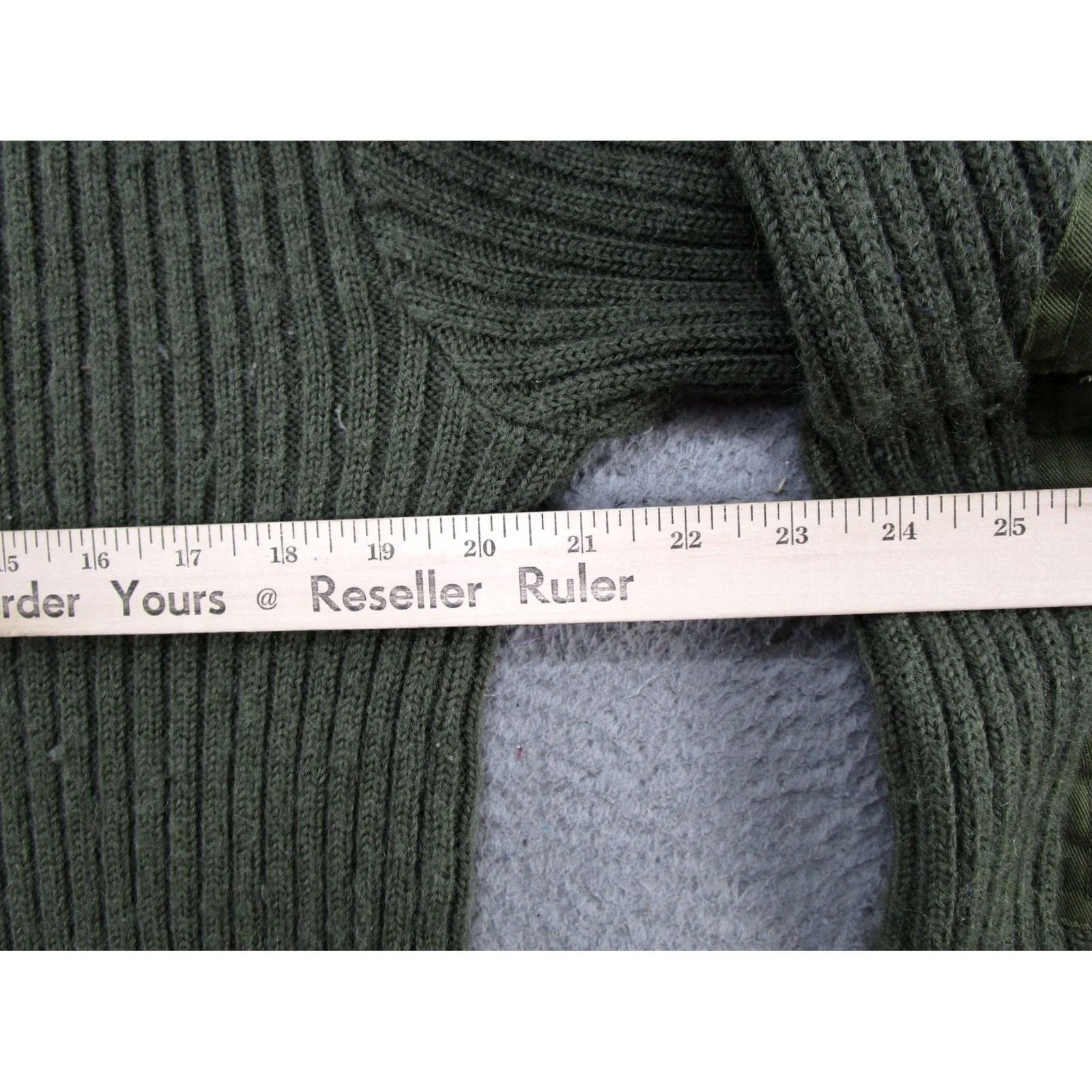 Olive VINTAGE Jersey Mans Military Sweater Shirt? Size US S / EU 44-46 / 1 - 4 Thumbnail