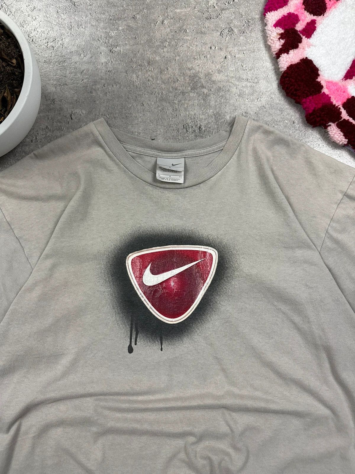 Nike × Nike ACG t-shirt tee vintage 90s nike swoosh red silver tag brown Size US L / EU 52-54 / 3 - 5 Thumbnail