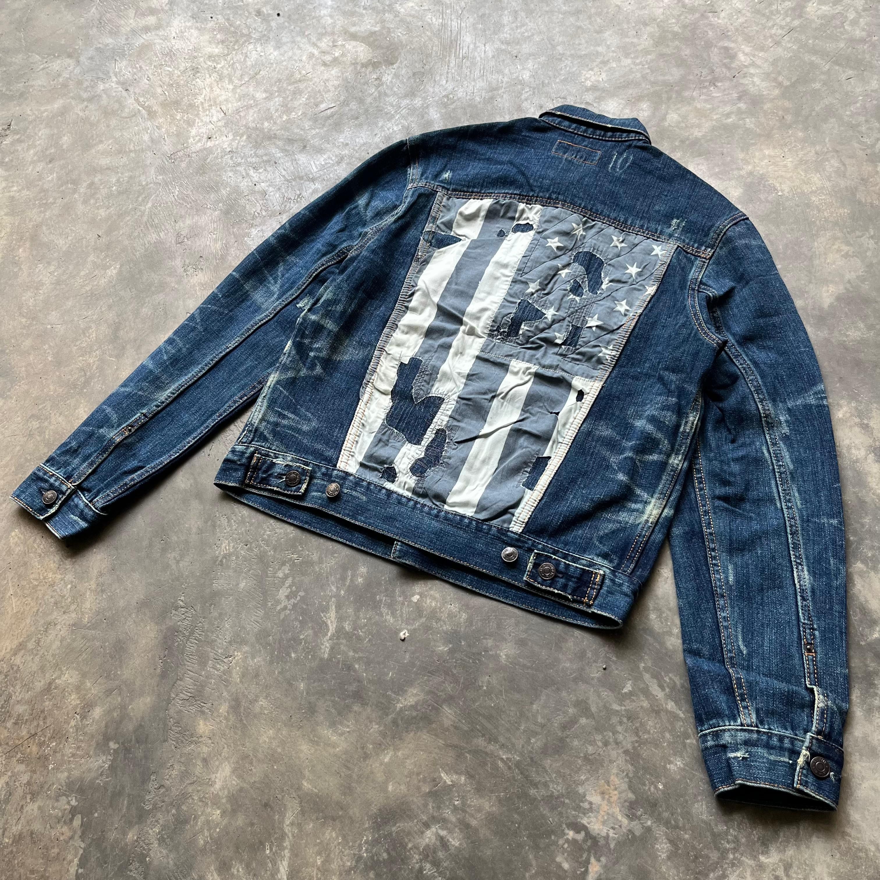 Denim & Supply Ralph Lauren Denim & Supply Ralph Lauren American Flag Denim Jacket Size US L / EU 52-54 / 3 - 16 Thumbnail