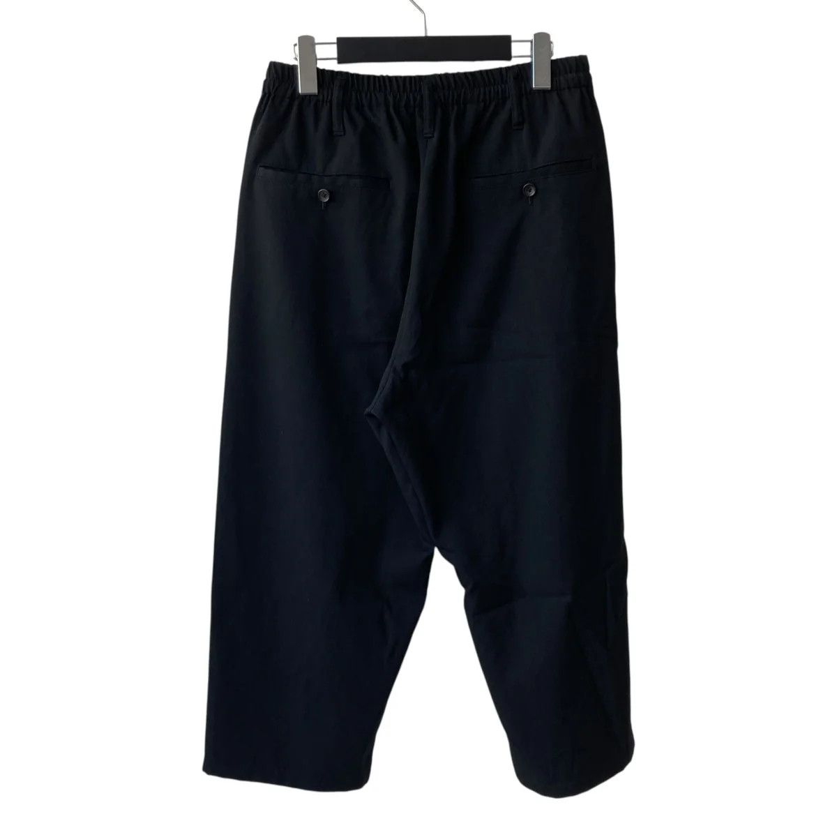 Yohji Yamamoto Yohji Yamamoto pour homme 2-pleat elastic waist wool pants Size US 26 / EU 42 - 2 Thumbnail