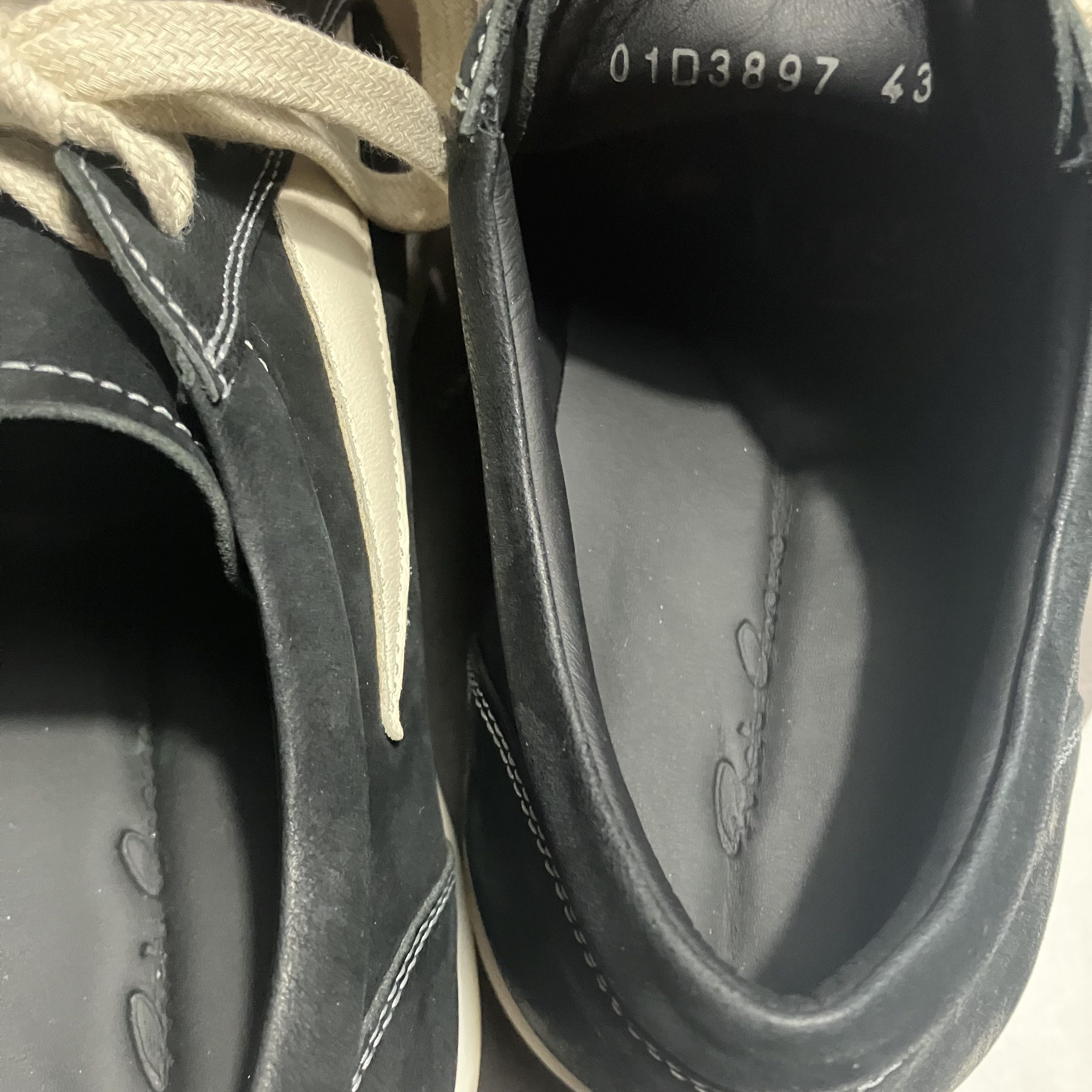Rick Owens RICK OWENS SS24 LIDO Vintage Sneaks Black Waxy Nubuck Vans Size US 10 / EU 43 - 5 Thumbnail