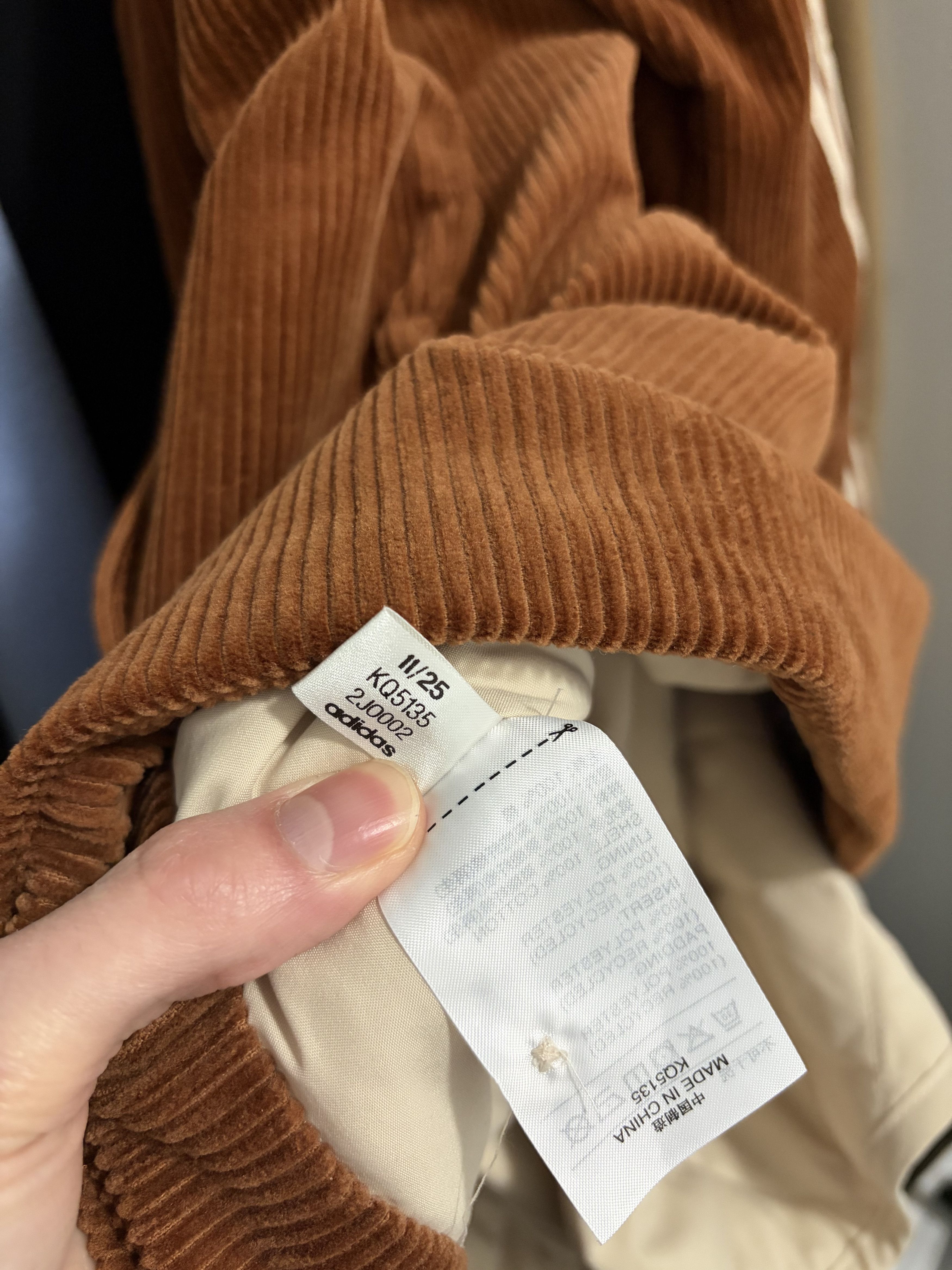 Adidas Adidas China Exclusive Chinese New Year Corduroy Jacket Size US S / EU 44-46 / 1 - 12 Thumbnail