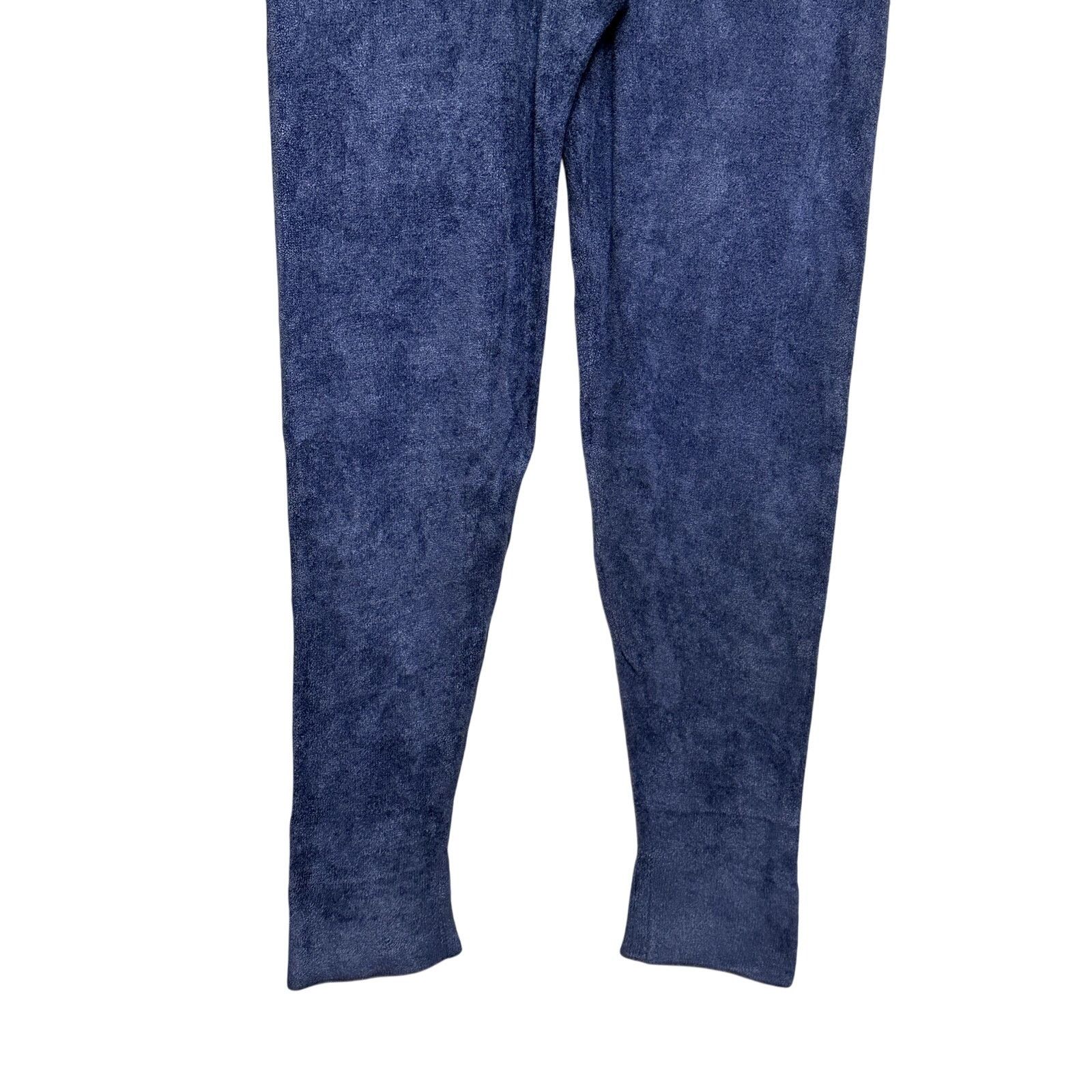 Jones New York Jones New York Leggings Soft Terry Cloth Blue Medium NWT Size 31" - 3 Thumbnail