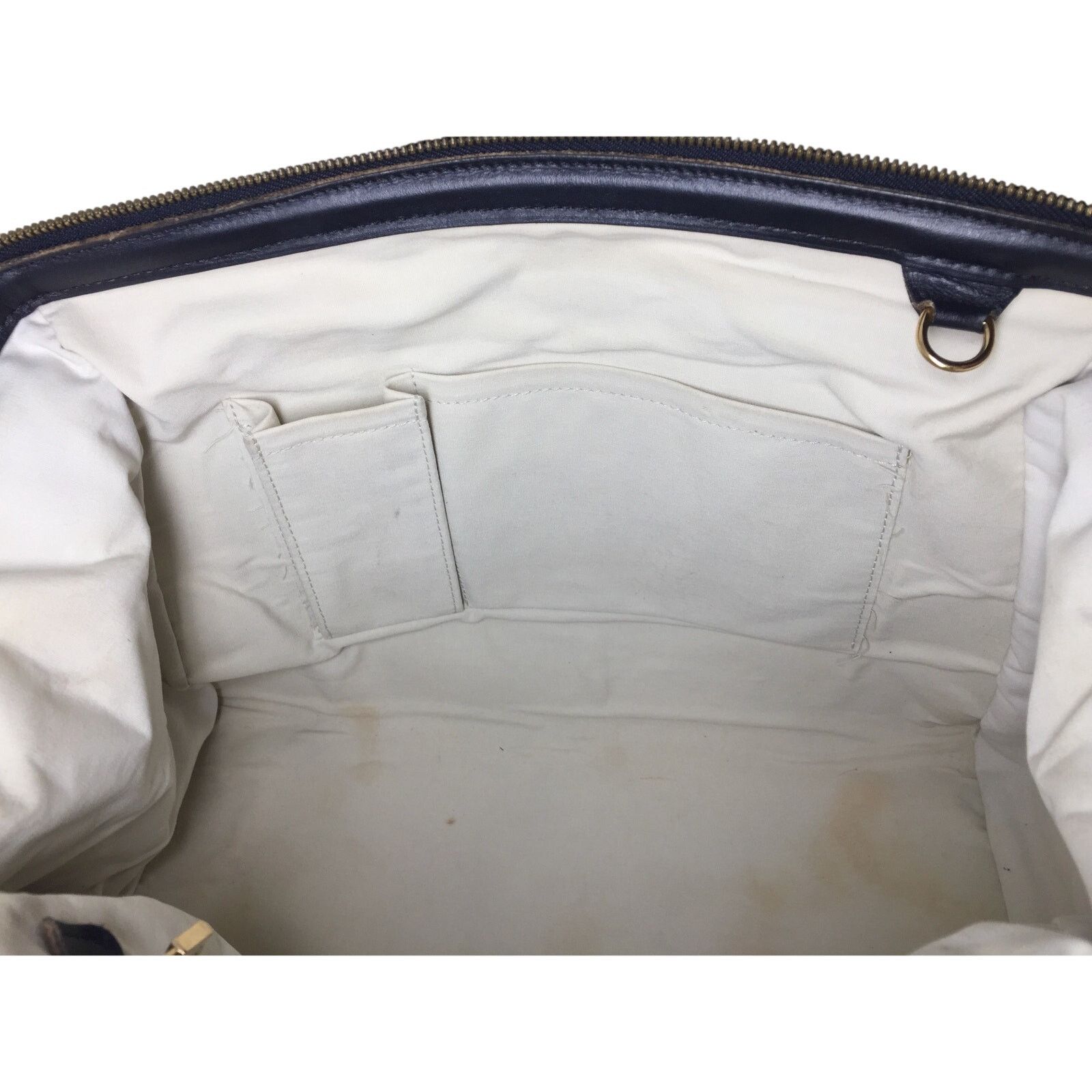Louis Vuitton Louis‎ Vuitton Navy Monogram Mini Lin Josephine GM Satchel Size ONE SIZE - 10 Thumbnail