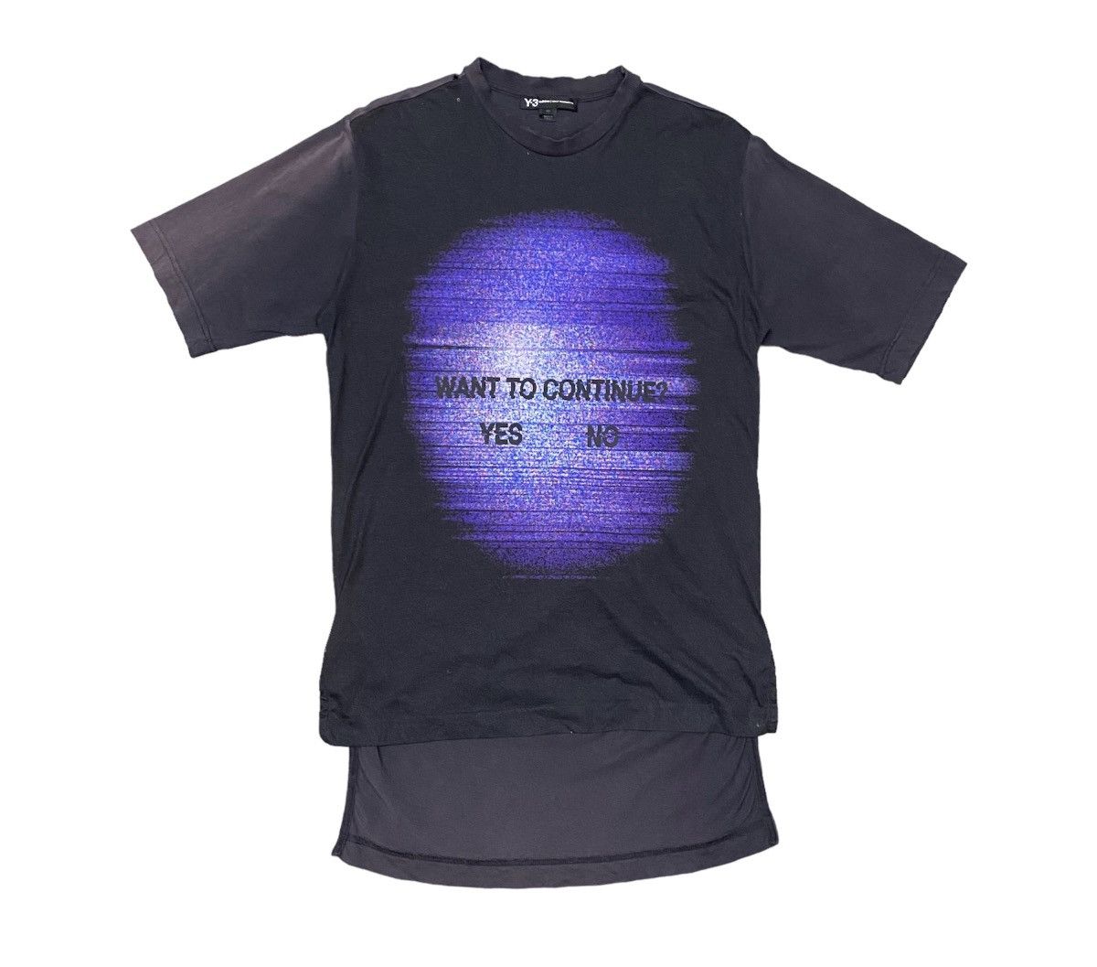 Adidas ADIDAS X YOHJI YAMAMOTO Y-3 SUNFADED T SHIRT Size US XS / EU 42 / 0 - 1 Thumbnail