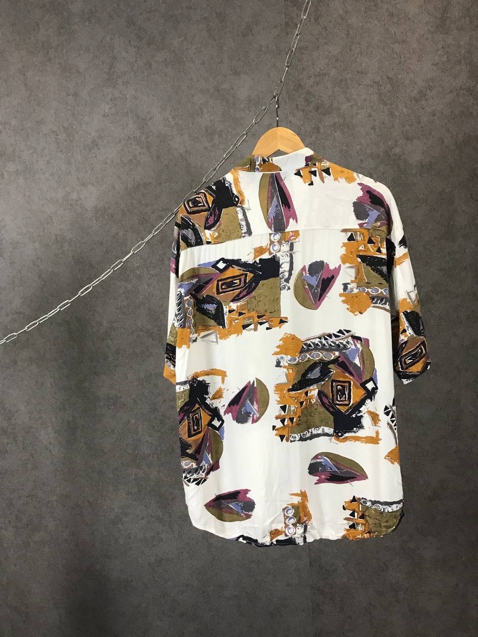 Vintage Crazy art vintage Hawaiian shirt Size US L / EU 52-54 / 3 - 5 Thumbnail