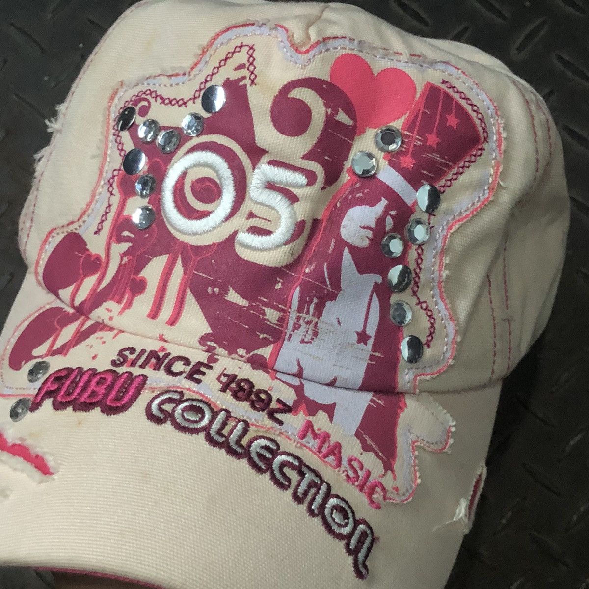 Fubu 🔥RARE🔥 Vintage Y2K Fubu x Hysteric Glamour Punk Music Hat Size ONE SIZE - 4 Thumbnail