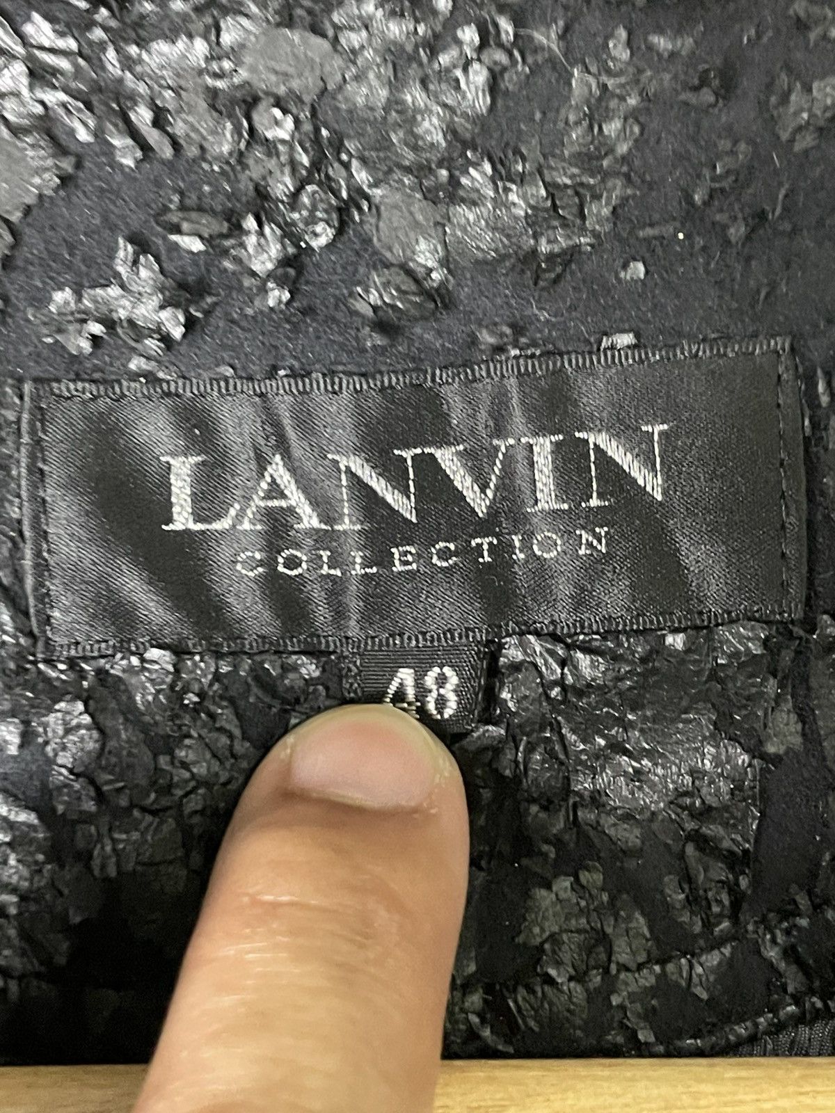 Japanese Brand × Lanvin × Vintage Lanvin x Vintage Trench Wool Coat (42) Size US S / EU 44-46 / 1 - 7 Thumbnail